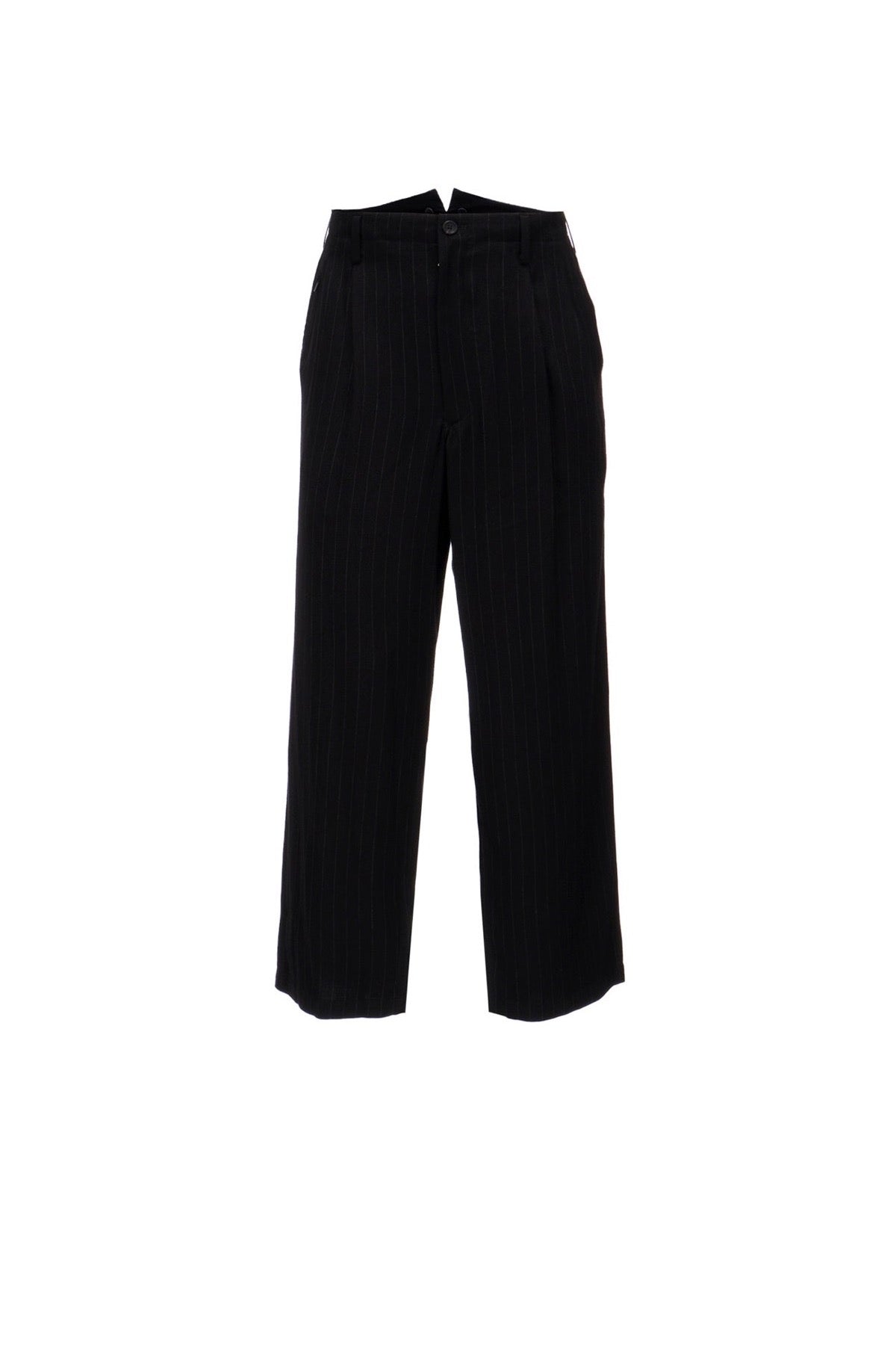 Y's | Striped Suspender Coin Pocket Pants
