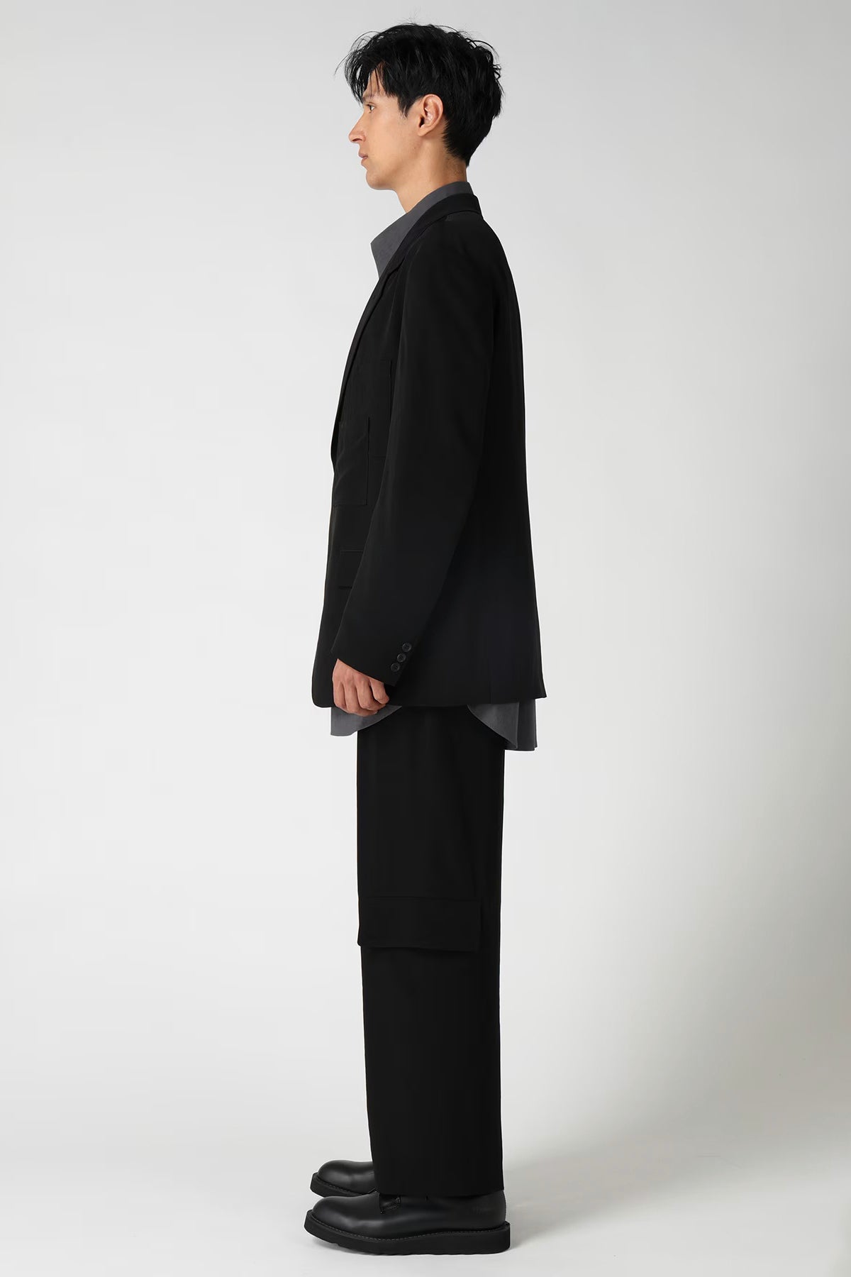 Y's | TA Tuxedo Layered-Pocket Jacket