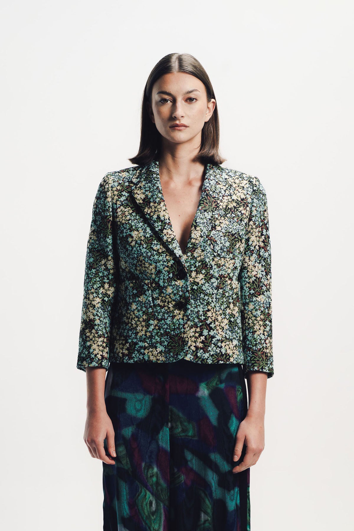 Dries Van Noten | Micro Floral Blazer