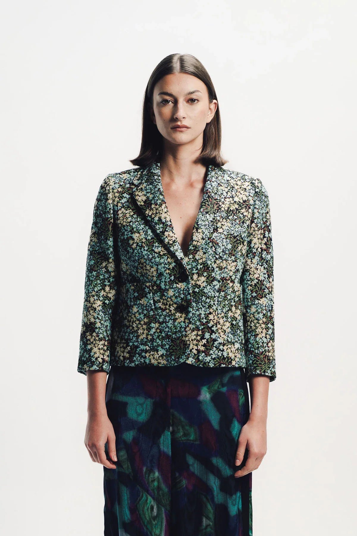 Dries Van Noten | Micro Floral Blazer