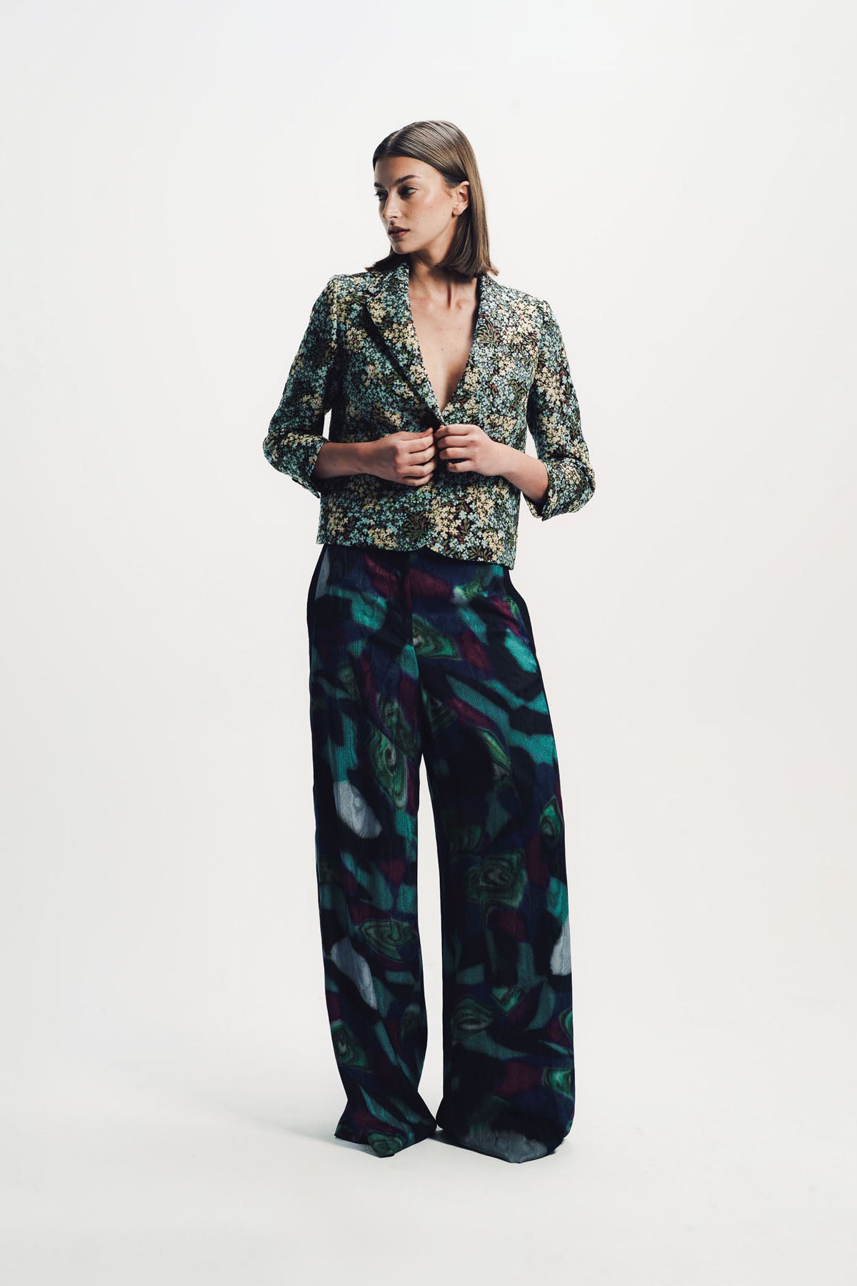 Dries Van Noten | Micro Floral Blazer