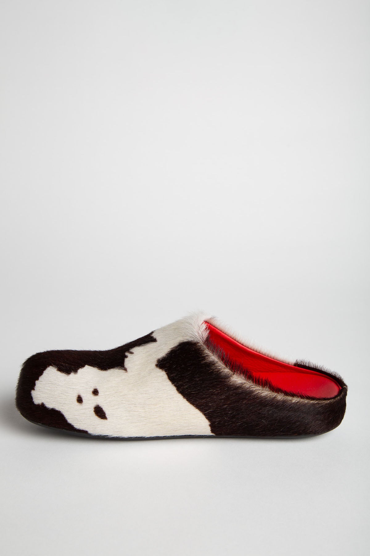 Marni | Cow-Print Ponyhair Fussett Sabot