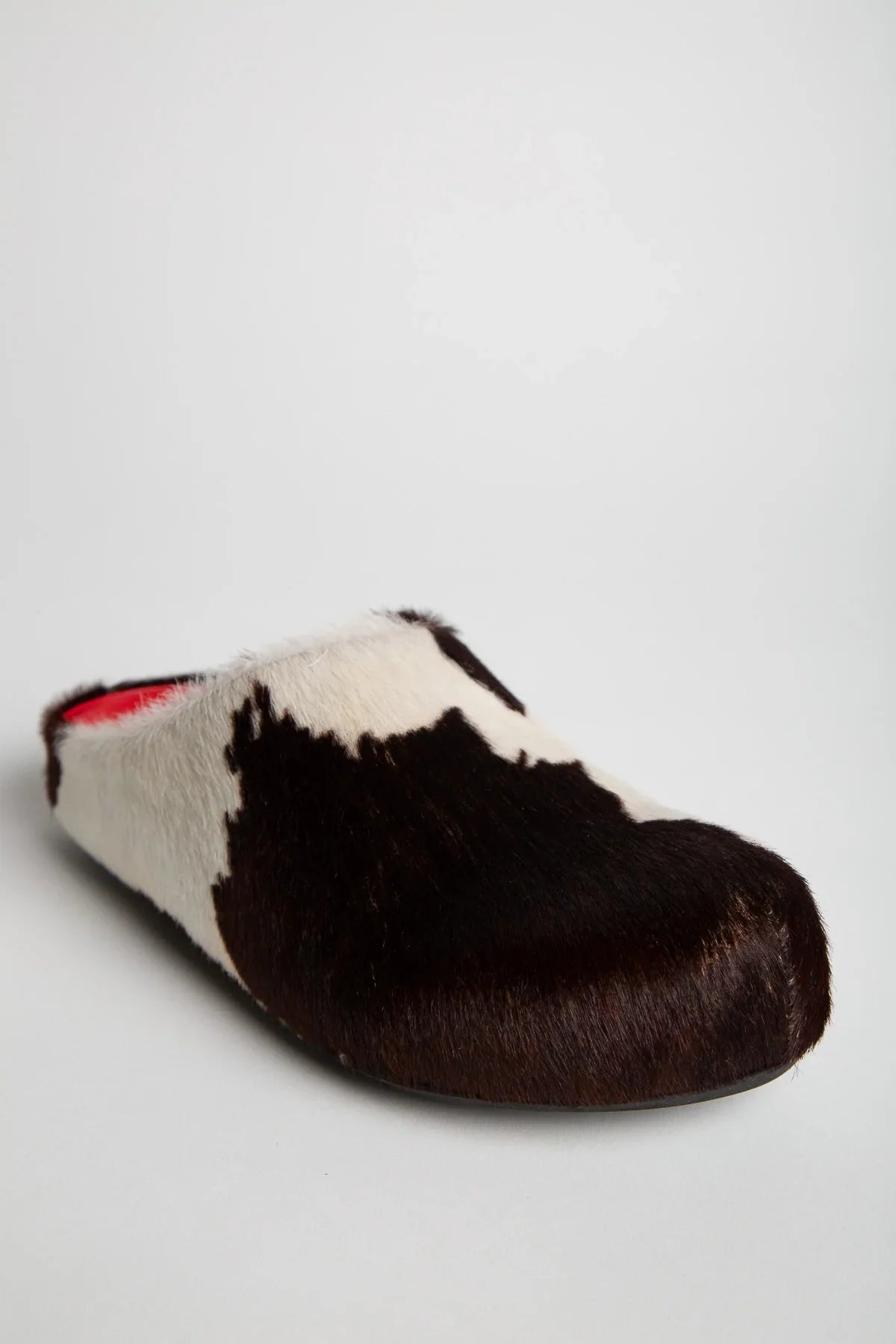 Marni | Cow-Print Ponyhair Fussett Sabot