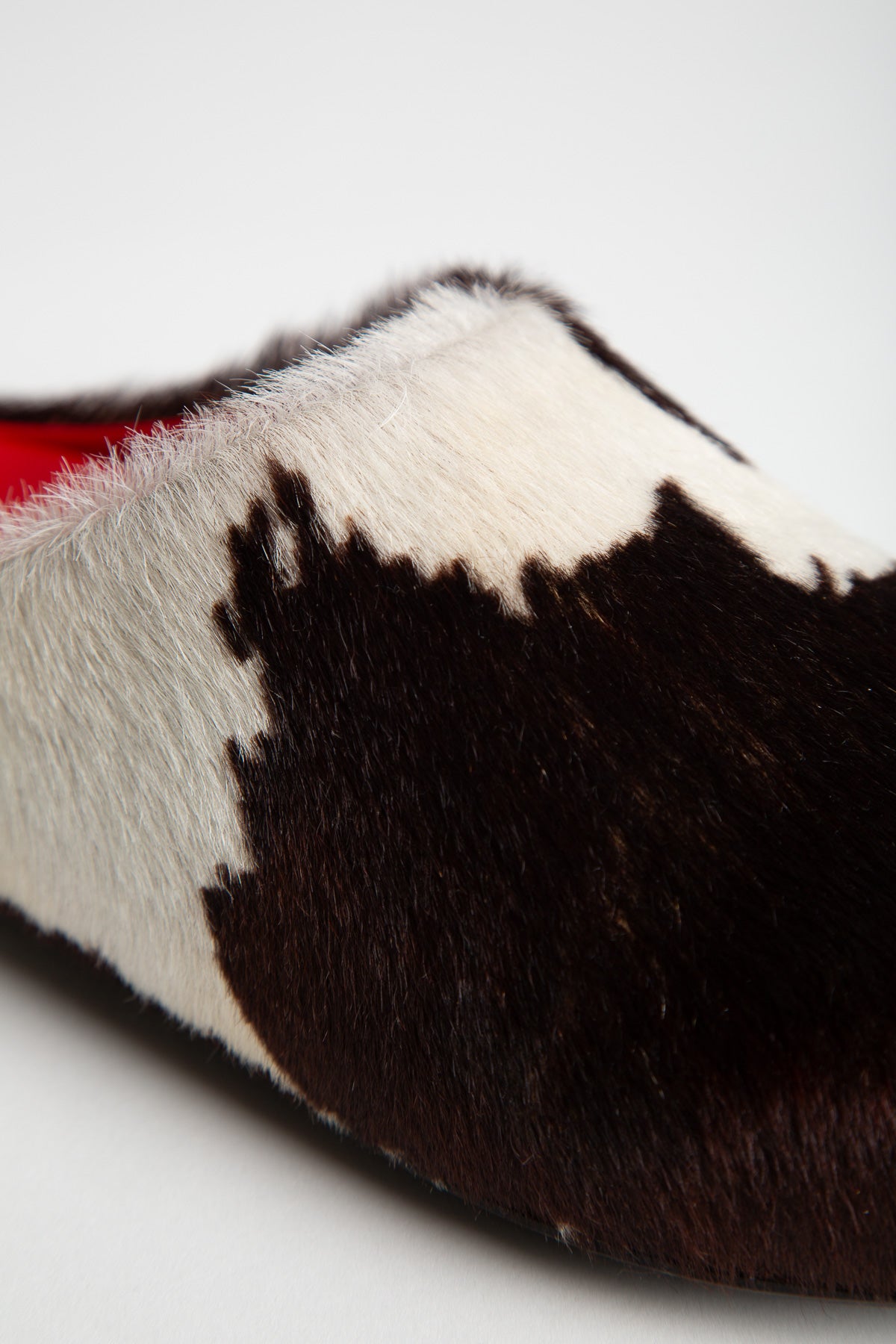 Marni | Cow-Print Ponyhair Fussett Sabot