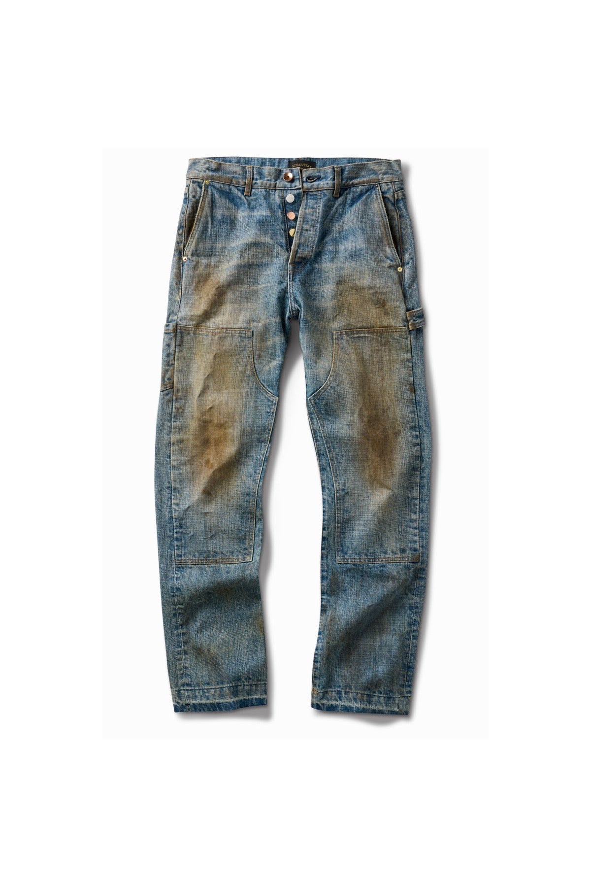 Schaeffer's Garment Hotel | Dirty Destroyed Indigo Double Front Jean