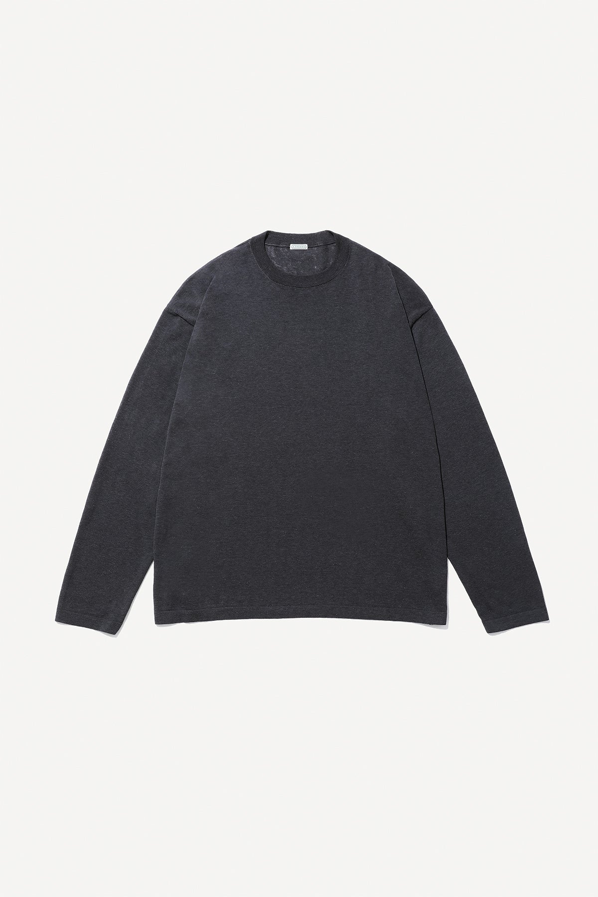 A.PRESSE | HIGH TWISTED COTTON L/S T-SHIRT