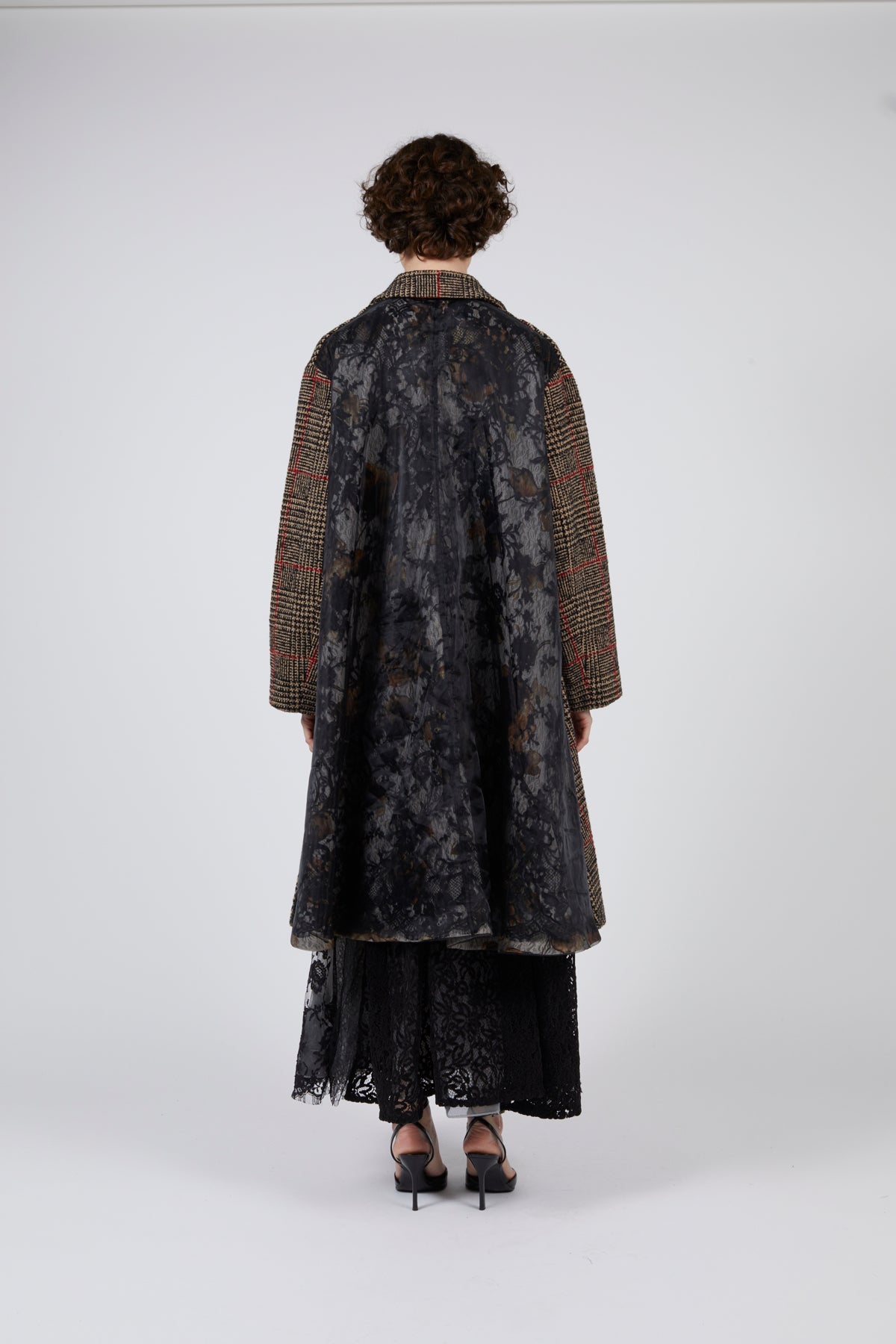 QUETSCHE | Checked Wool Coat