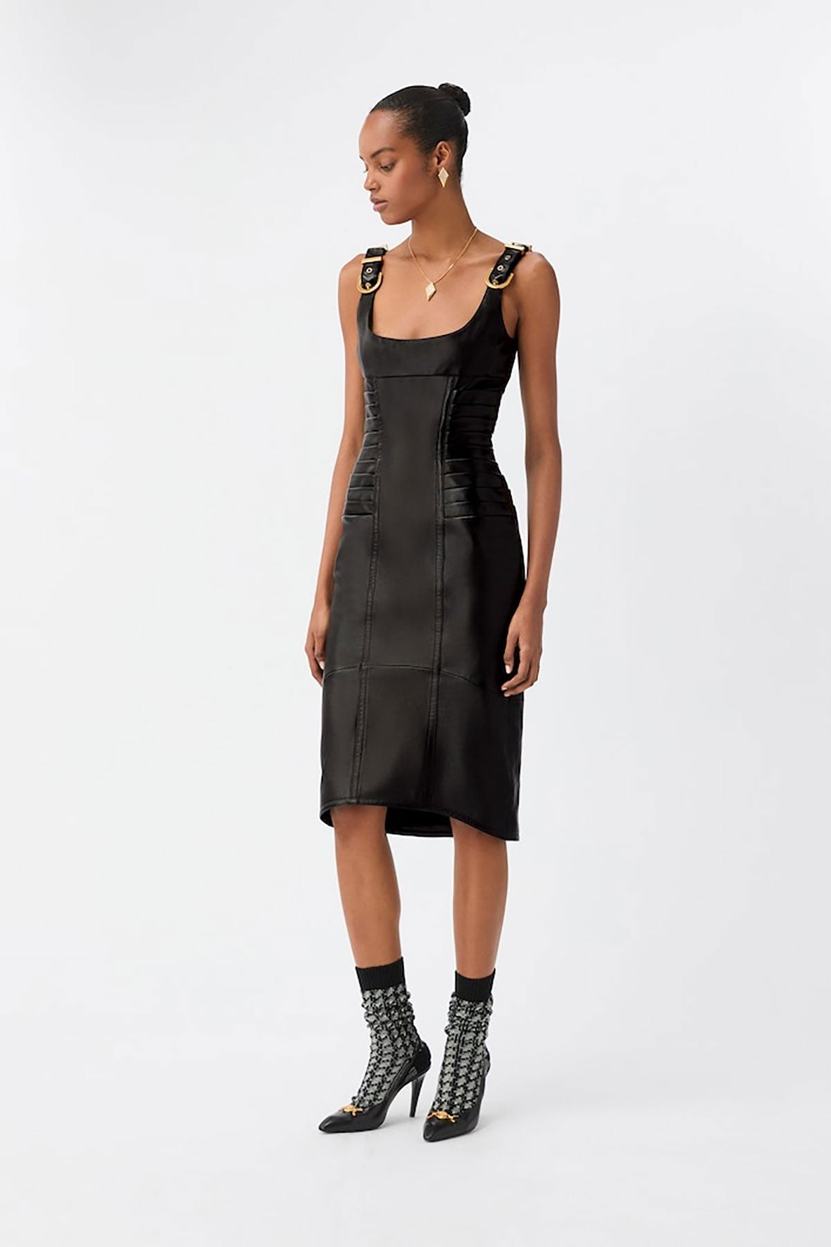 Versace | Nappa Leather Dress