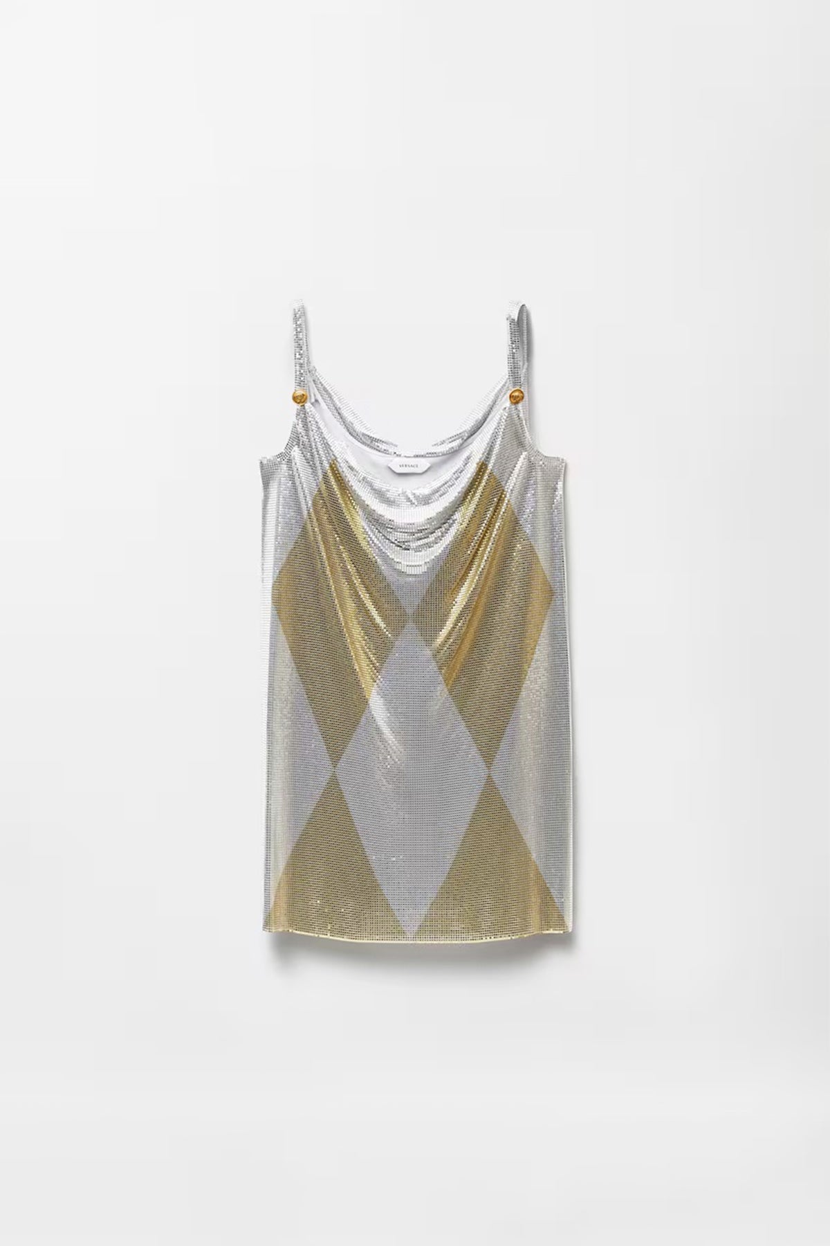 Versace | Metal Mesh Mini Dress