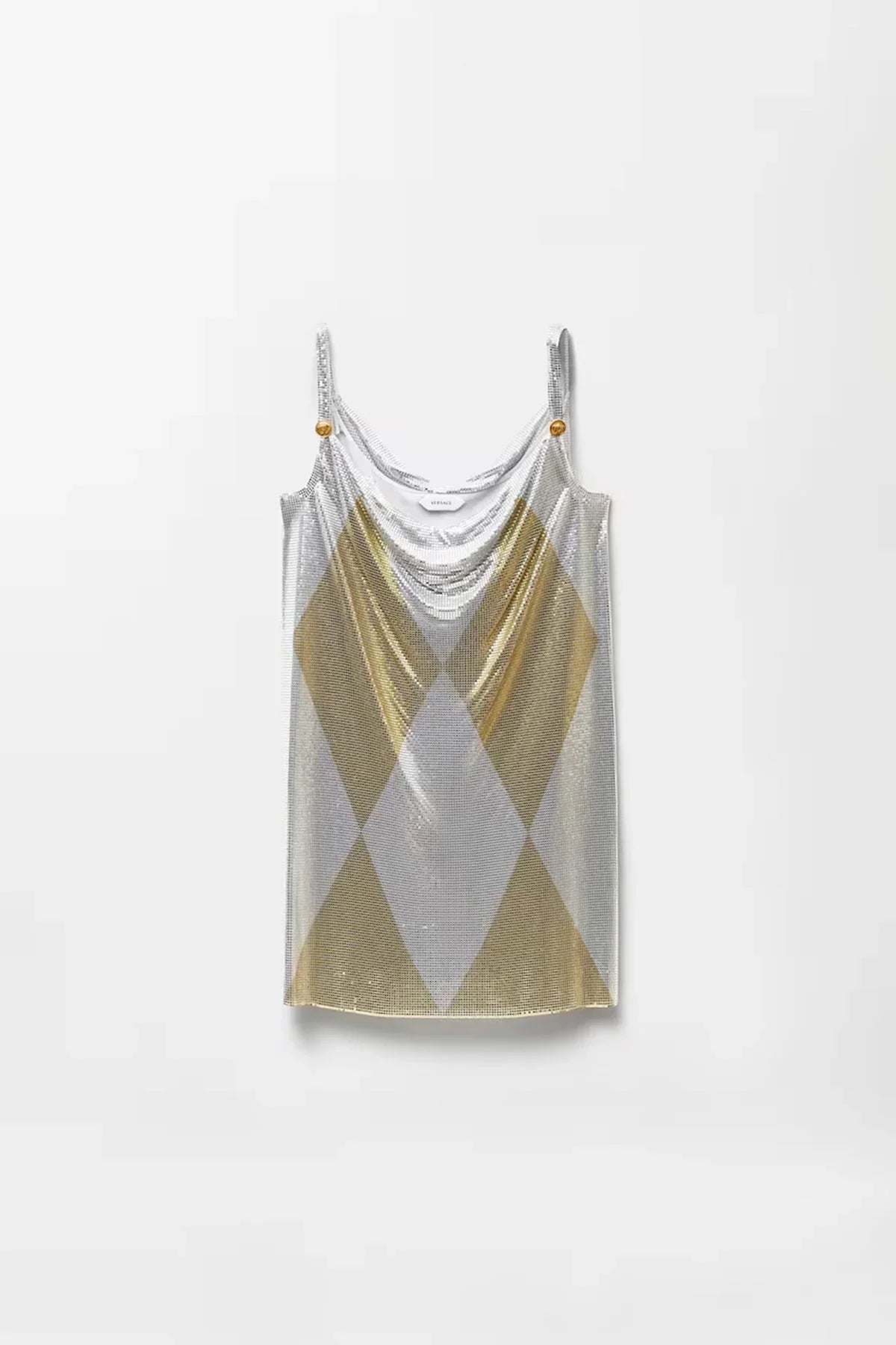 Versace | Metal Mesh Mini Dress