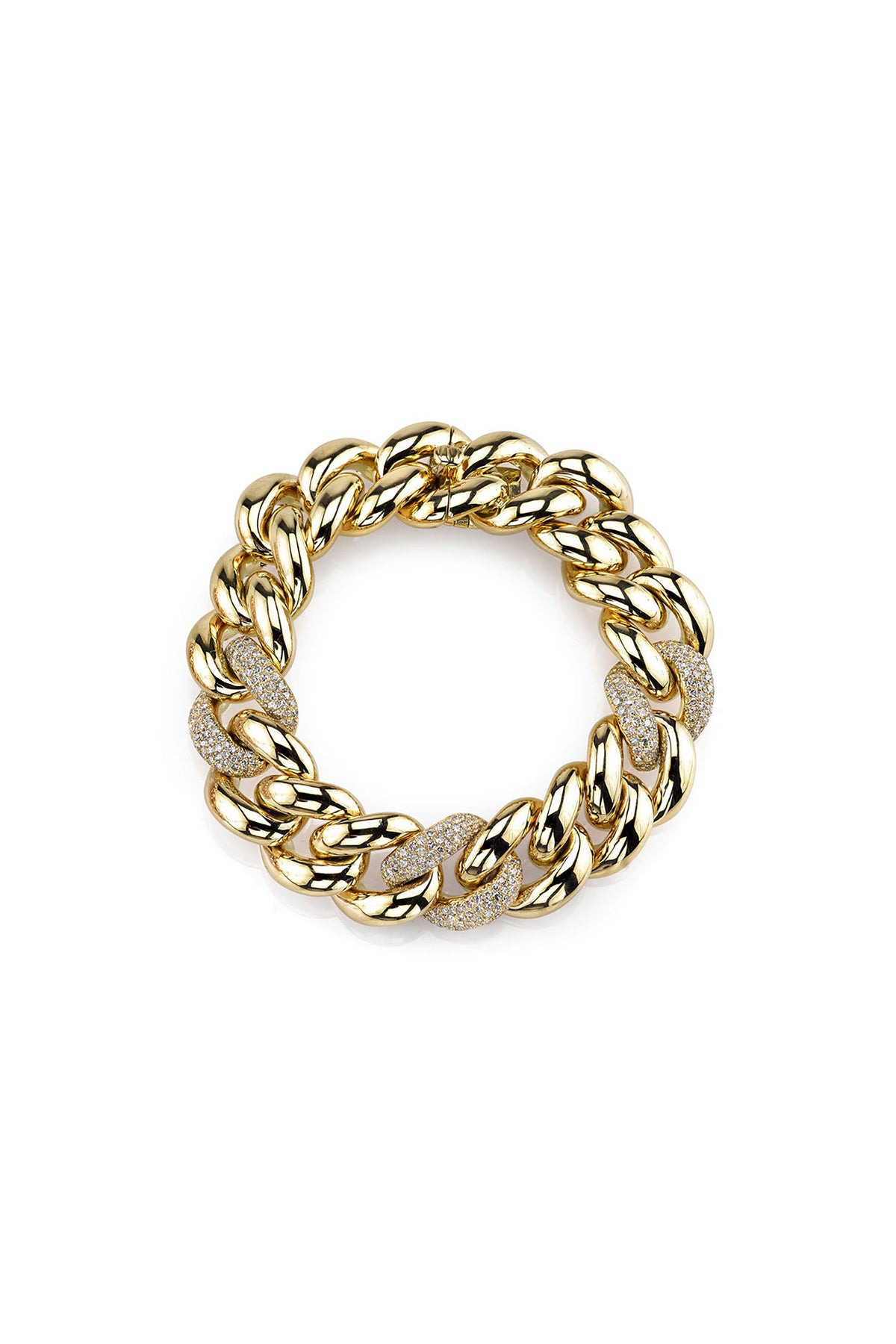 Shay | Diamond Triple Pave Jumbo Link Bracelet