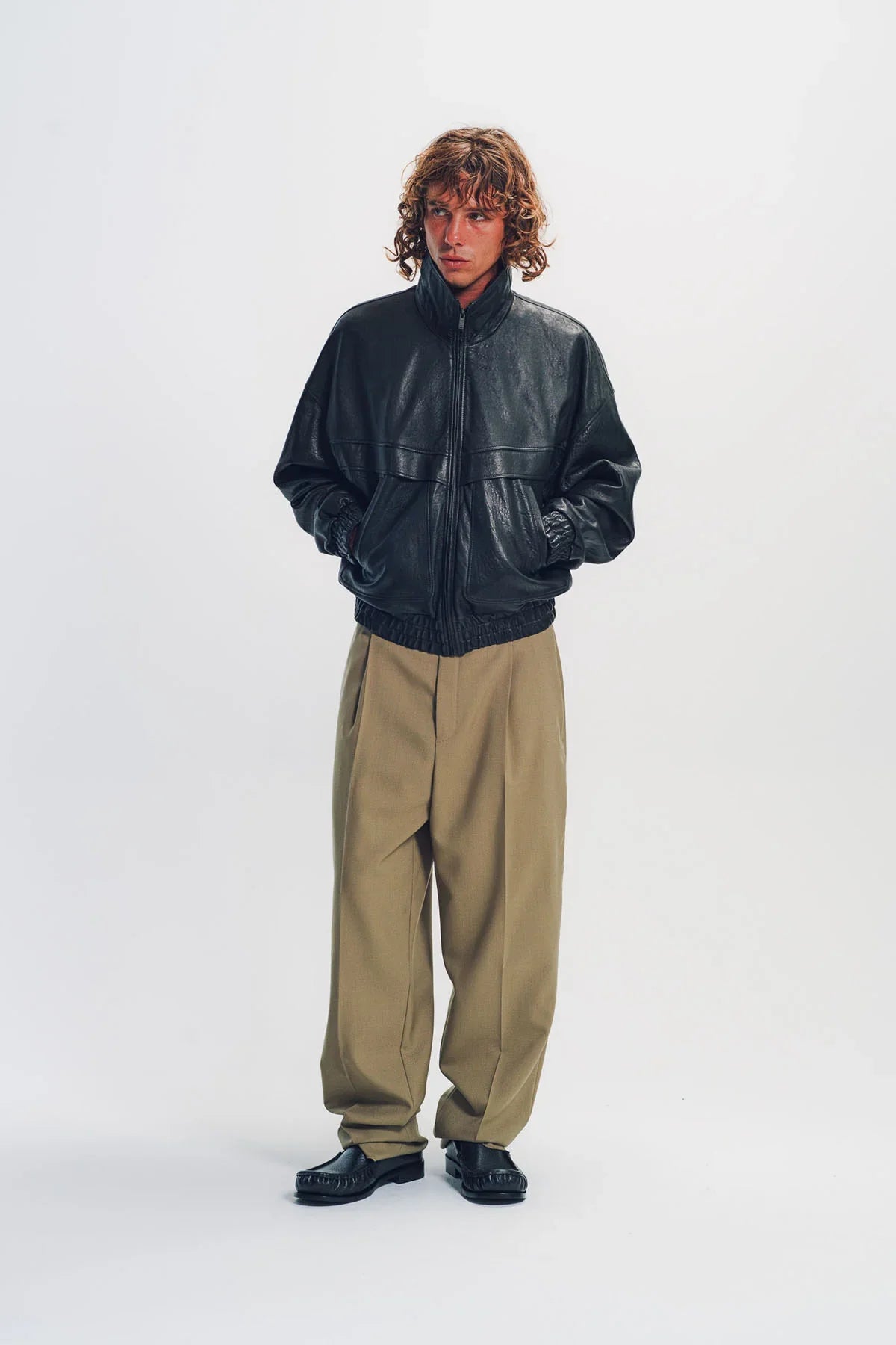 SAINT LAURENT | Soft-Collar Blouson