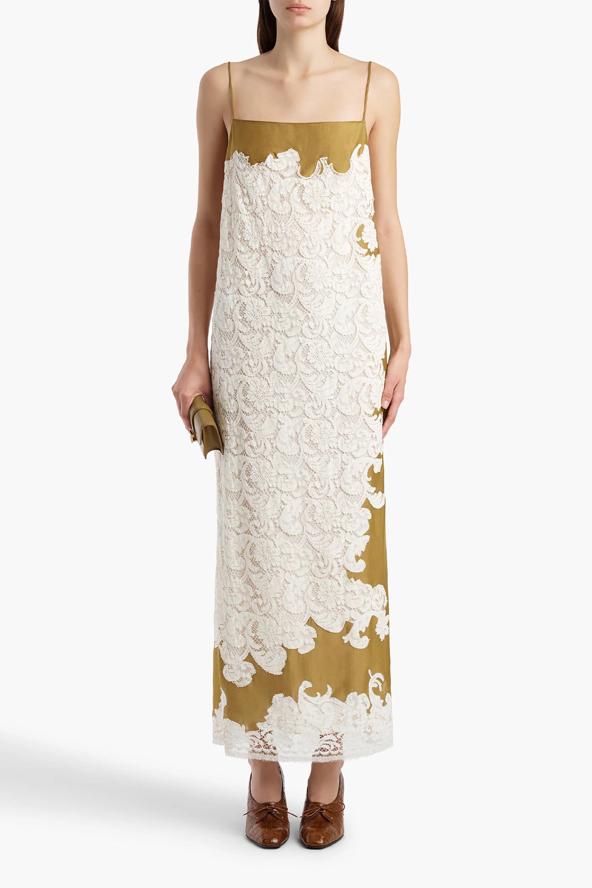 Khaite | Nevis Dress in Bronze