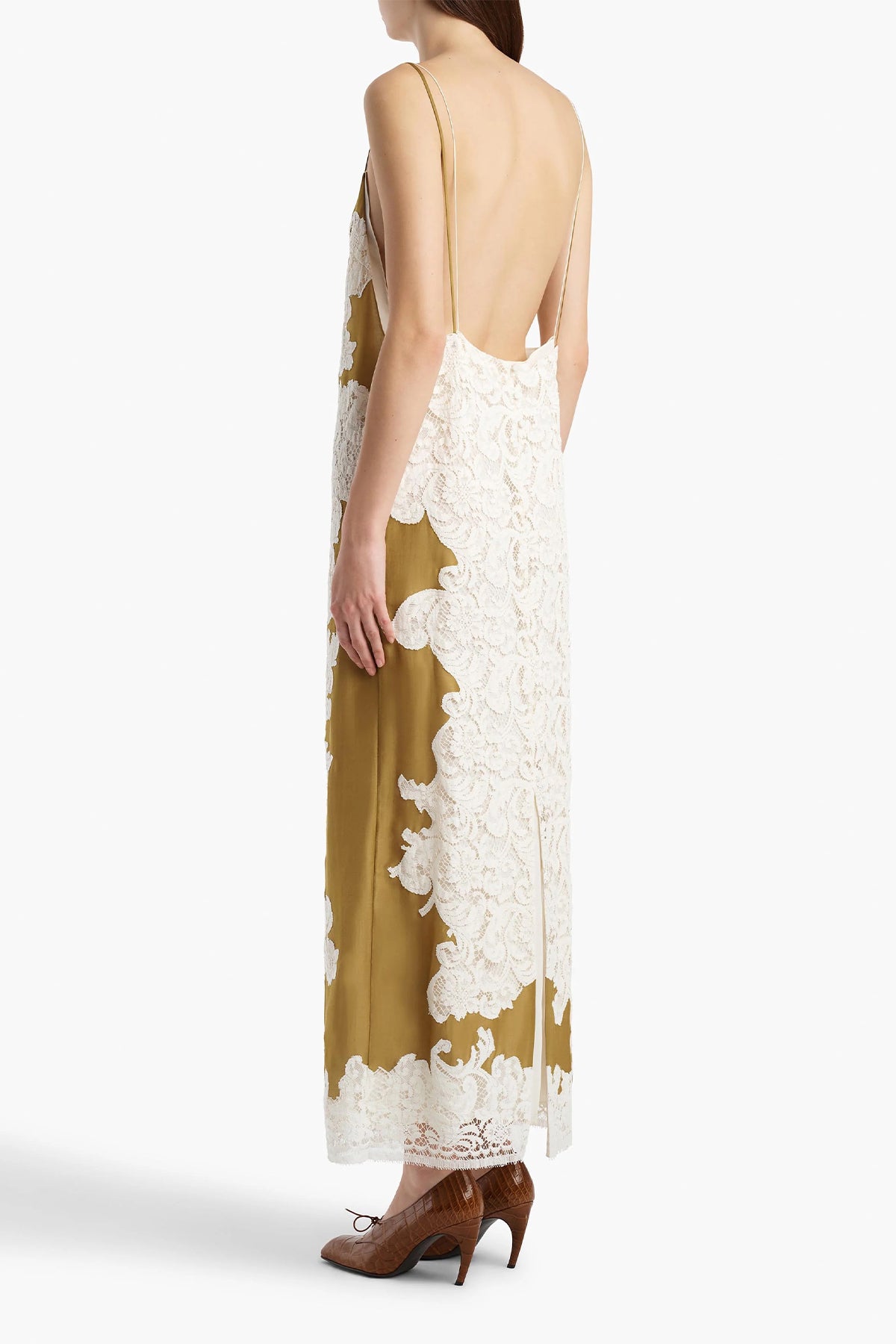 Khaite | Nevis Dress in Bronze