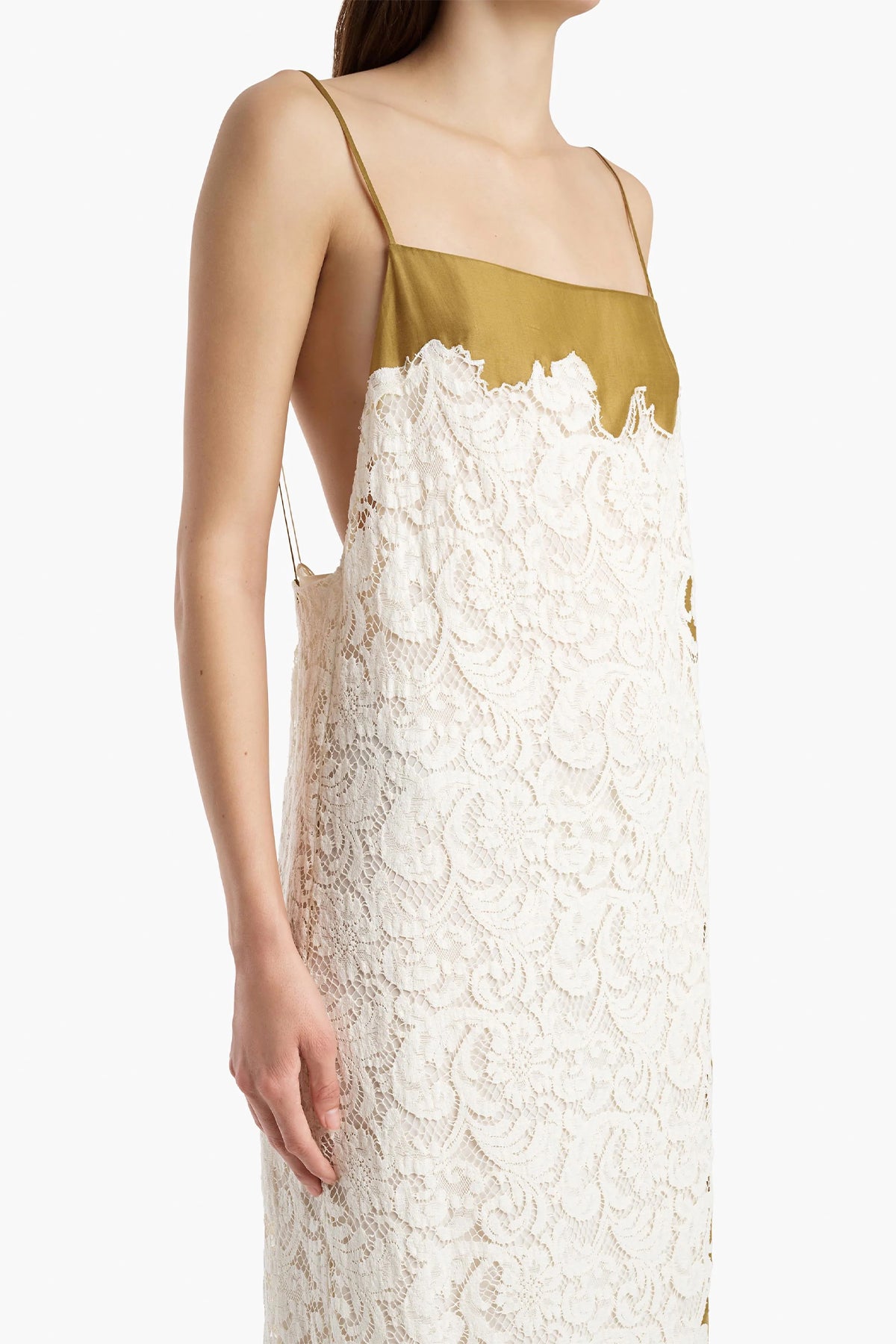 Khaite | Nevis Dress in Bronze
