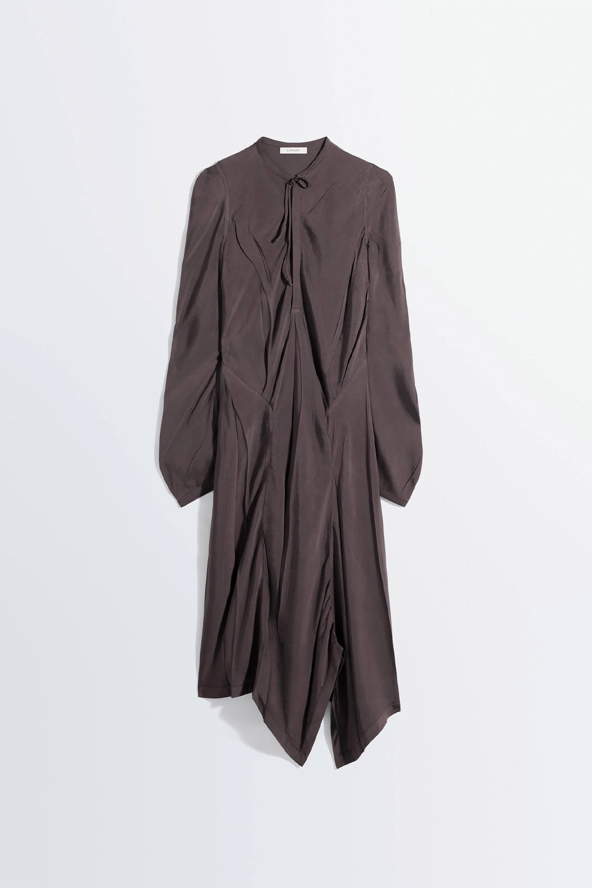 LEMAIRE | CREASED BIAS DRESS IN POLY VISCOSE TWILL