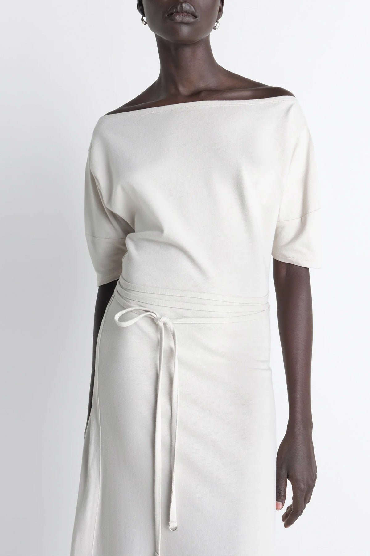 LEMAIRE | OFF SHOULDER DRESS IN JERSEY