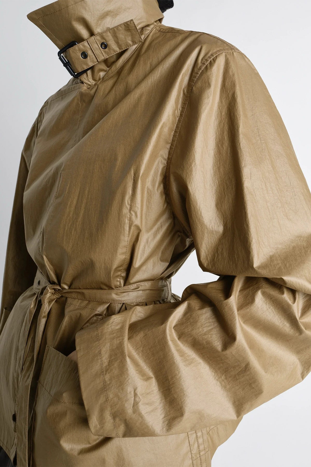 LEMAIRE | LIGHT WRAP JACKET IN LIGHT COATED COTTON
