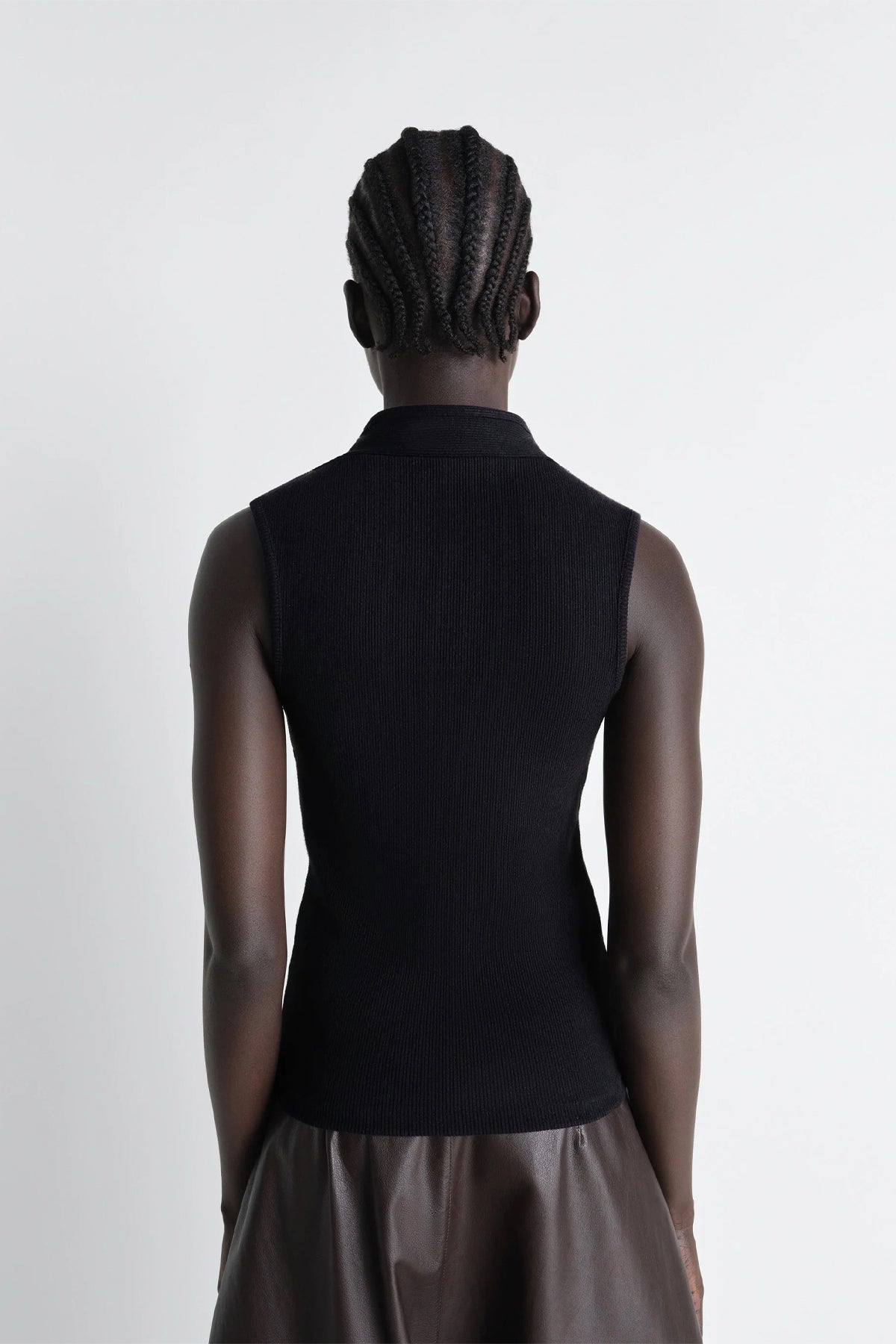 LEMAIRE | ASYMMETRICAL FITTED TOP IN JERSEY
