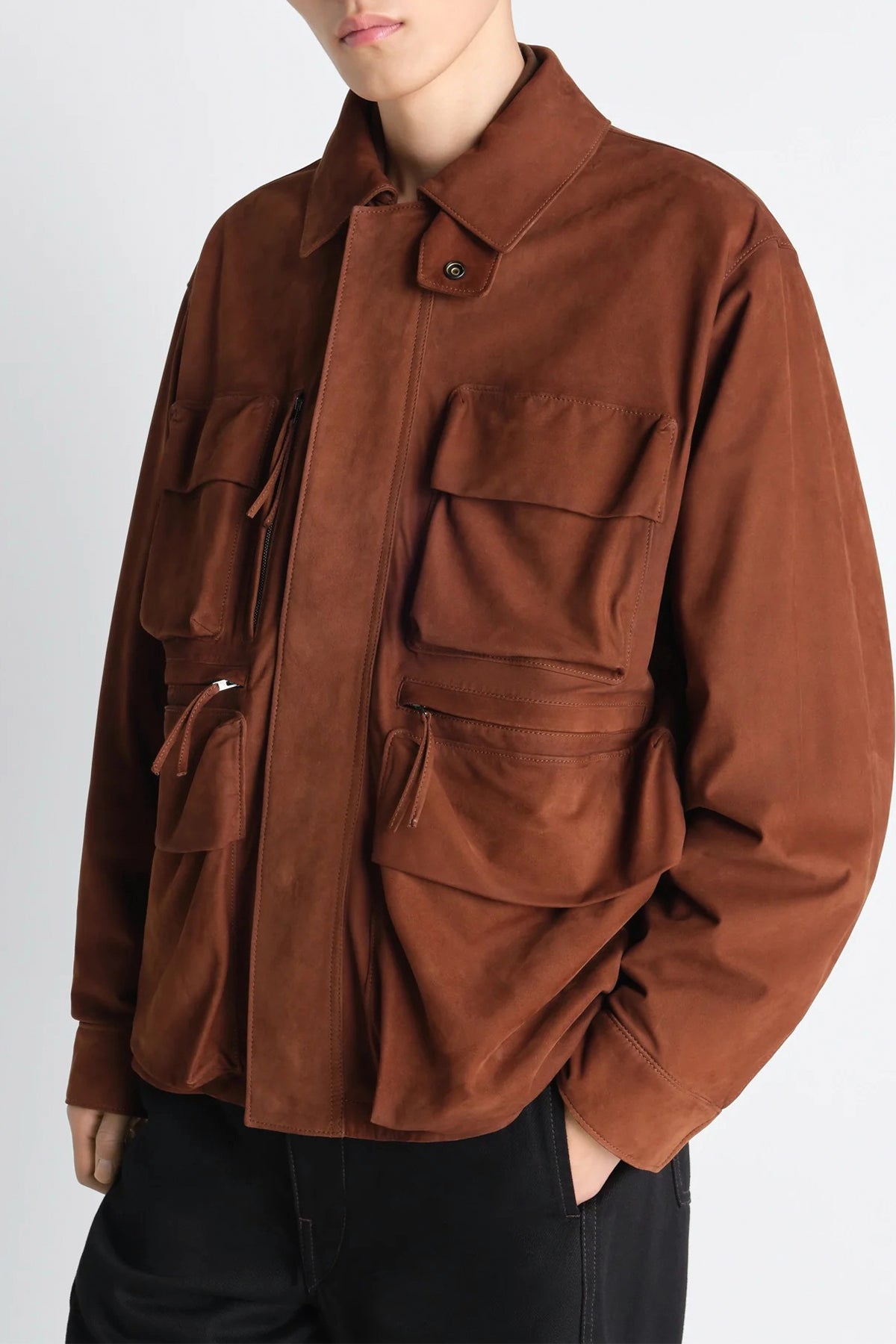LEMAIRE | REPORTER JACKET IN NUBUCK