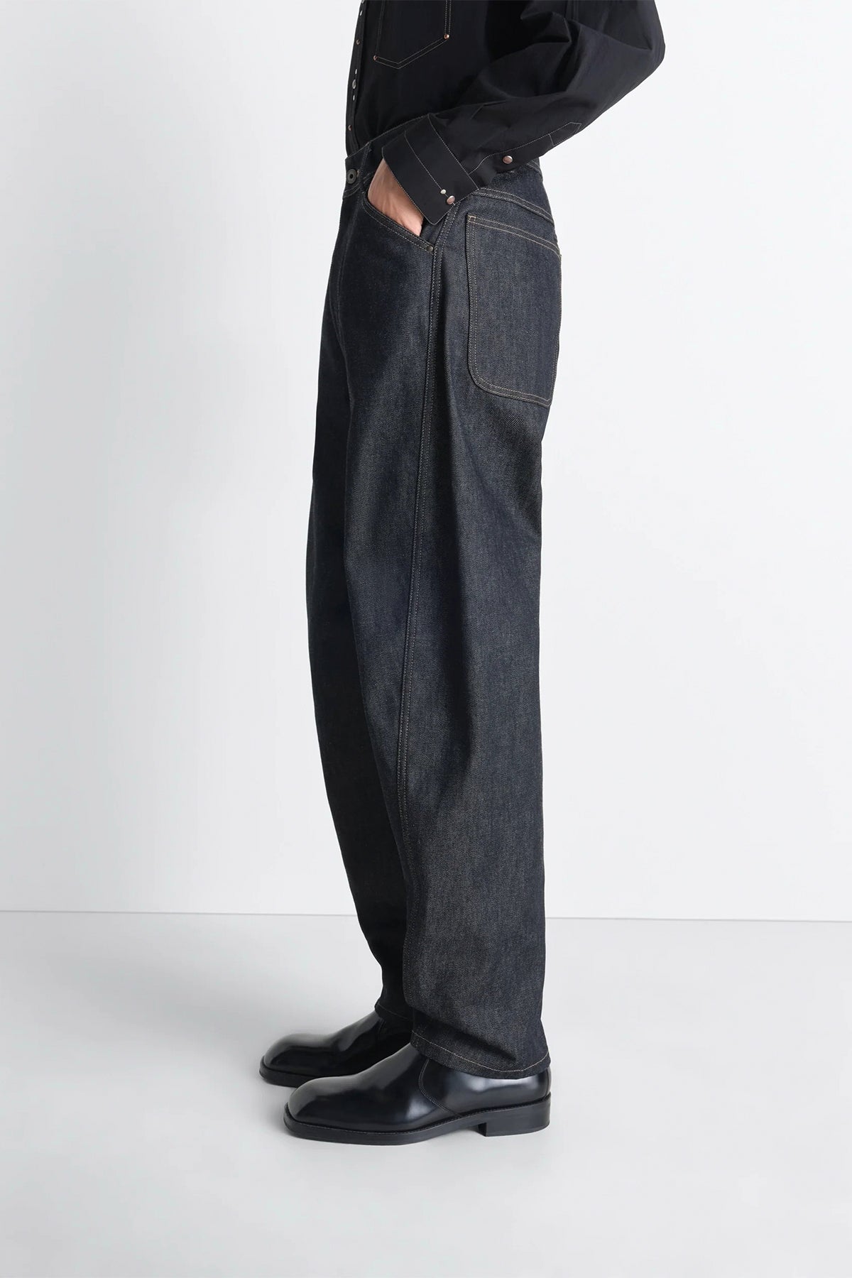 LEMAIRE | TWISTED WORKWEAR PANTS IN DENIM