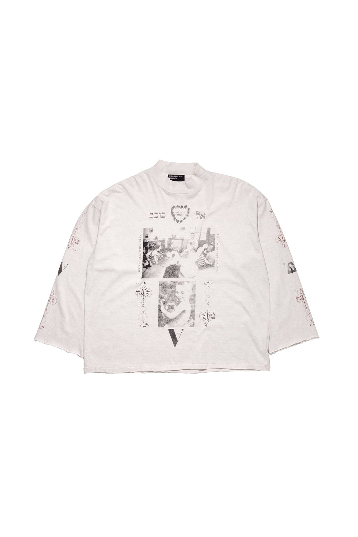 ENFANTS RICHES DÉPRIMÉS | CHERRY MOCK NECK LS T-SHIRT