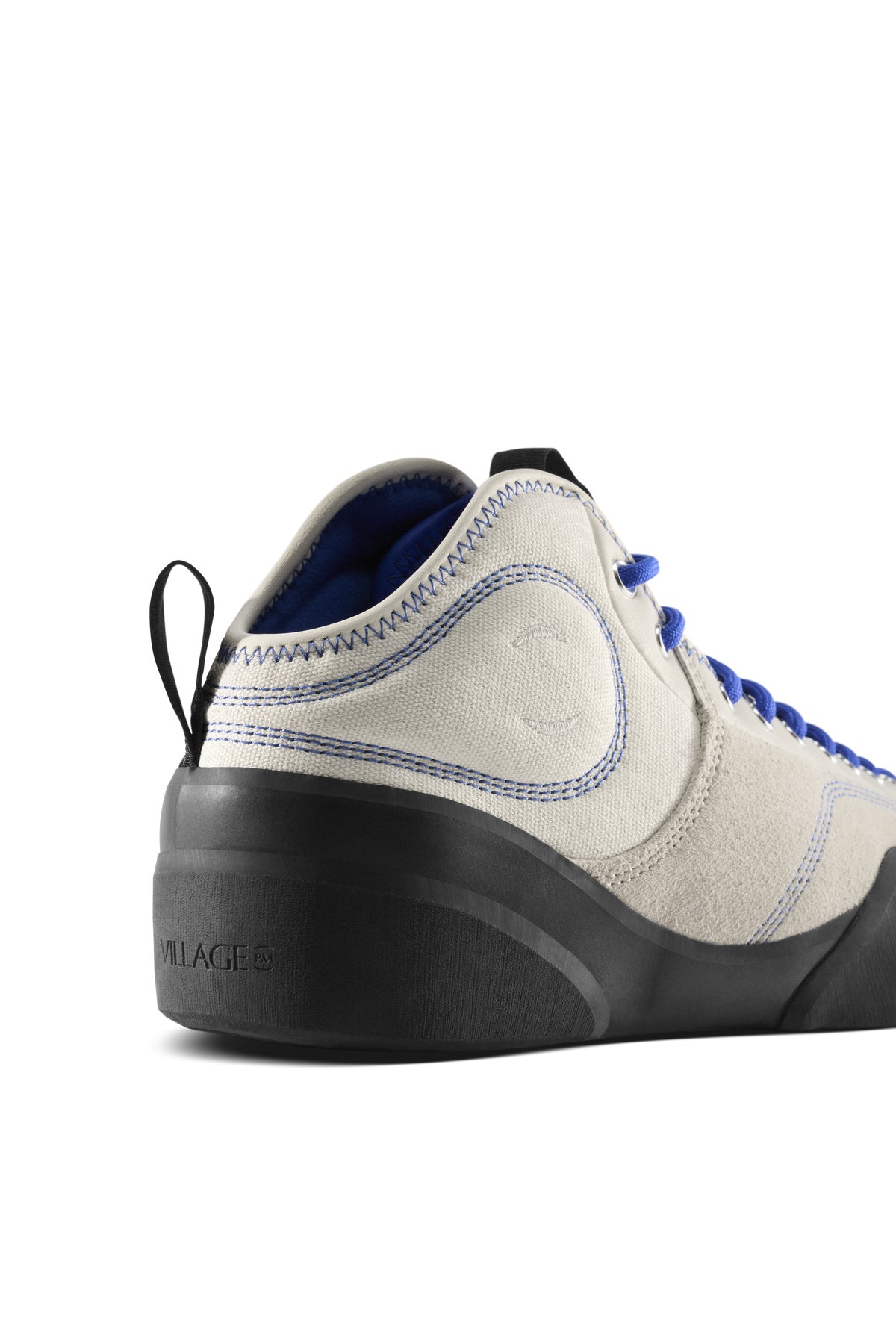 Village PM | 1PM Mid Sneakers in Cream Blue