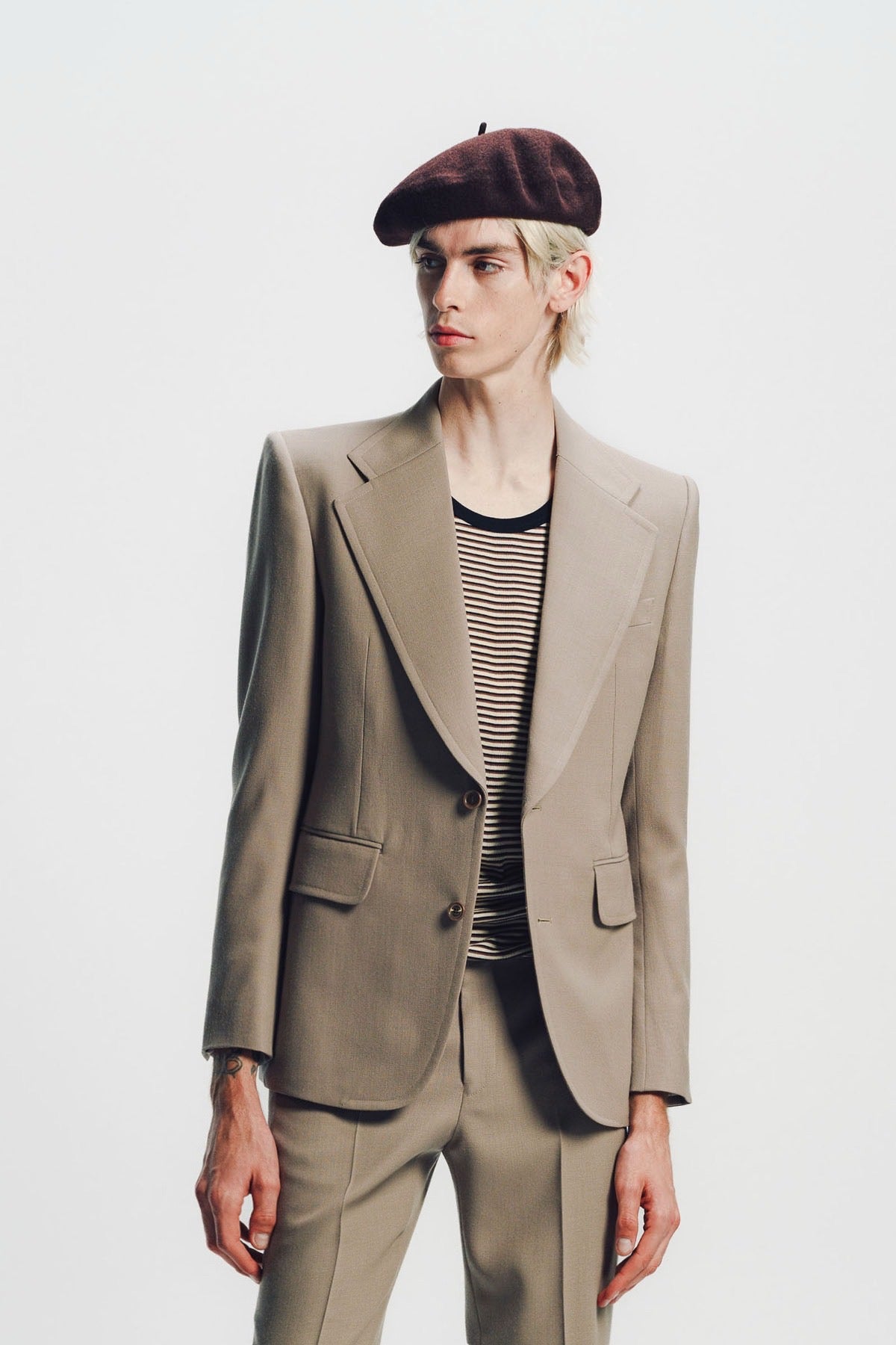 Kyosuke Kunimoto | Mocha Notch Lapel Jacket