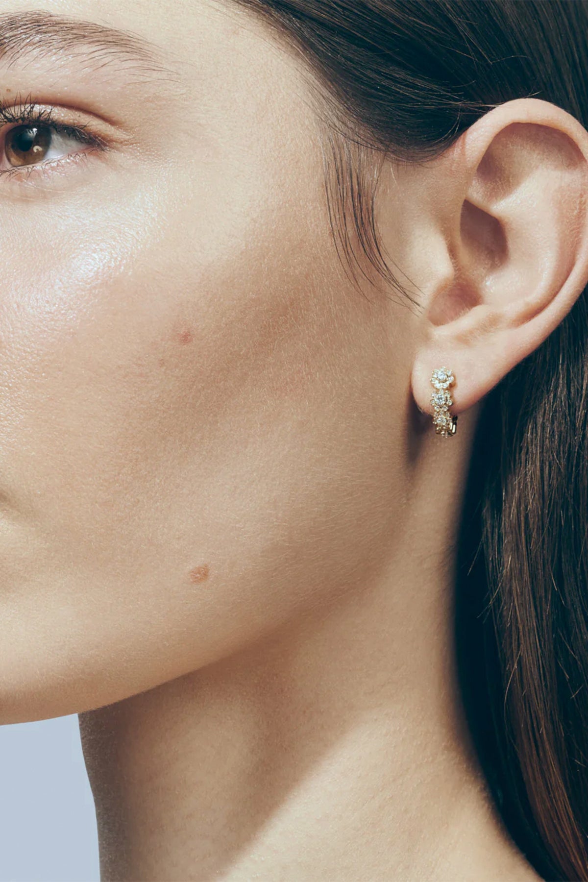 Sophie Bille Brahe | Petite Boucle de Fleurs Diamond Earring (Single)
