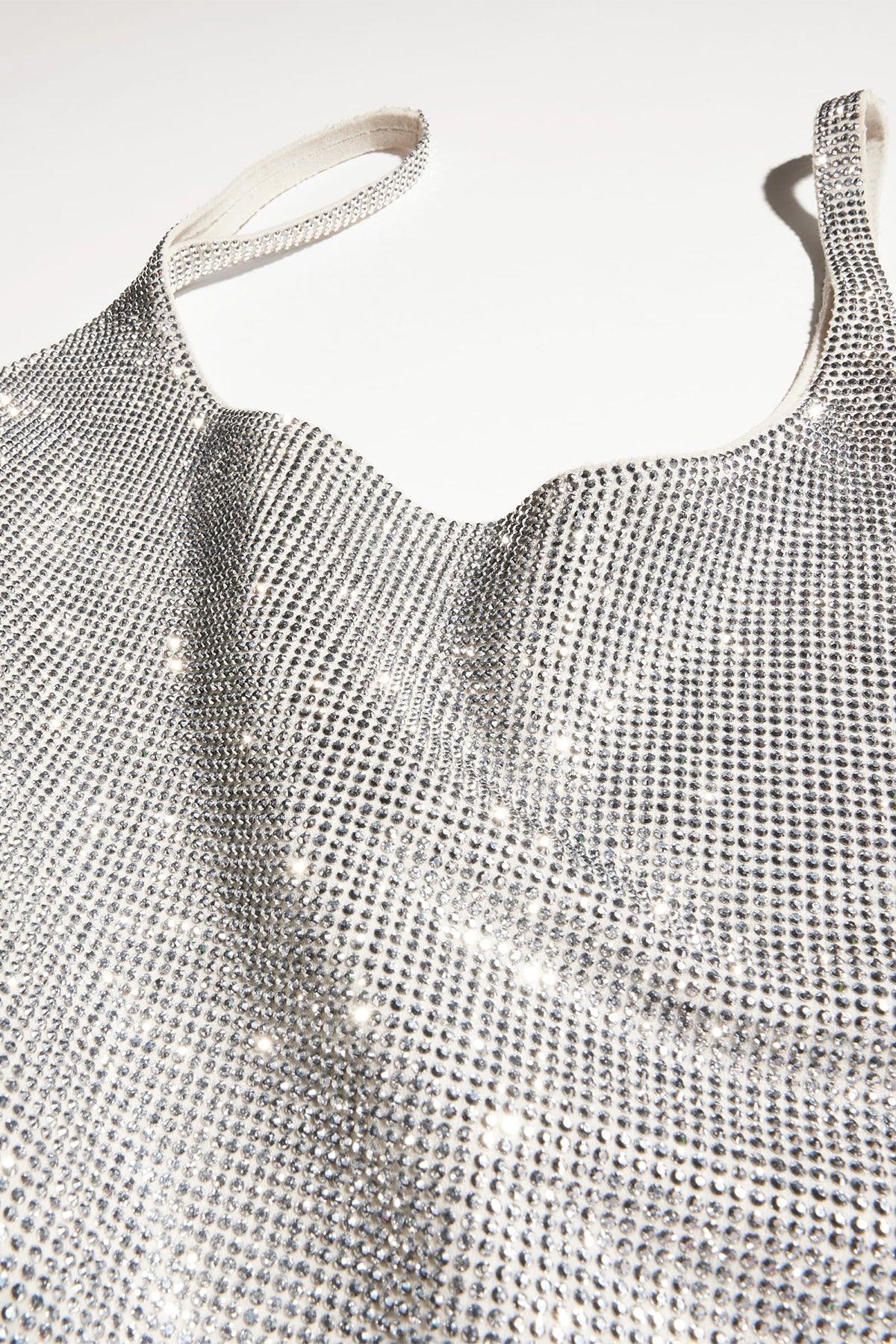 Gucci | Stretch Nylon Jersey Dress with Crystals