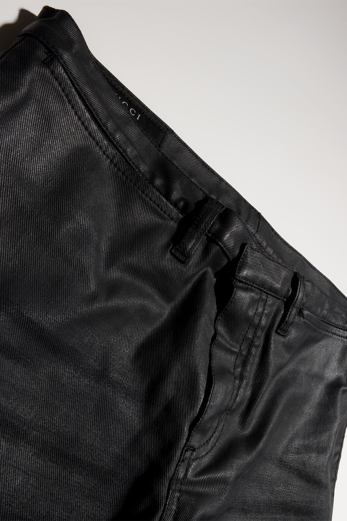 Gucci | Coated Stretch Cotton Twill Denim Pants