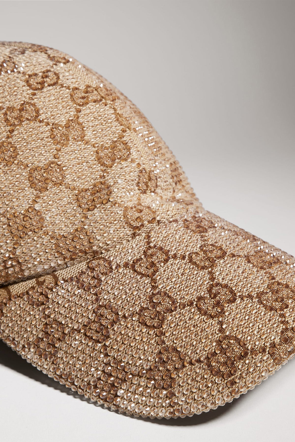 Gucci | GG Canvas Baseball Hat with Crystals