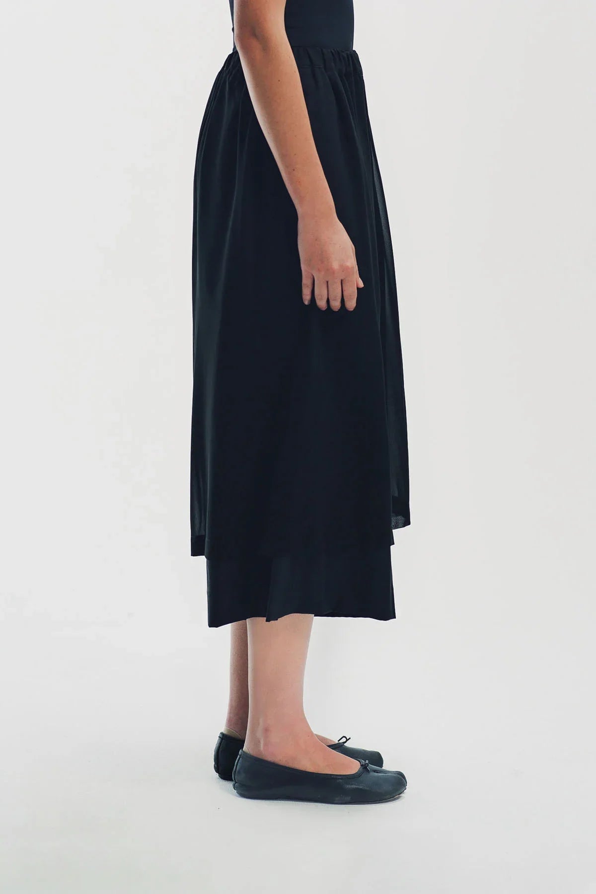Comme Des Garcons | Wool Georgette Shorts