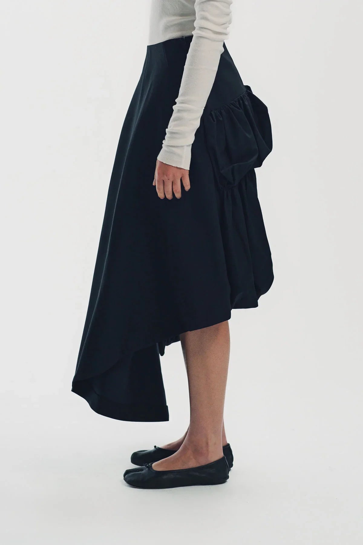 Comme Des Garcons | Asymmetric Wool Skirt