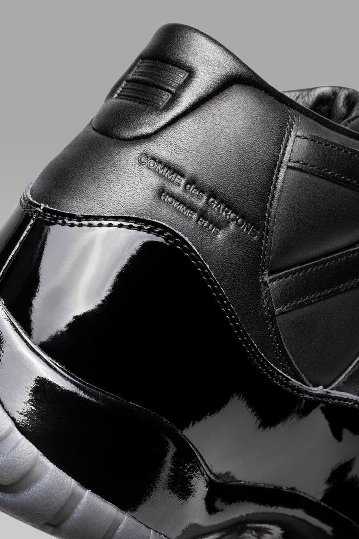 COMME des GARÇONS HOMME PLUS | Black Air Jordan 11 CDG SP