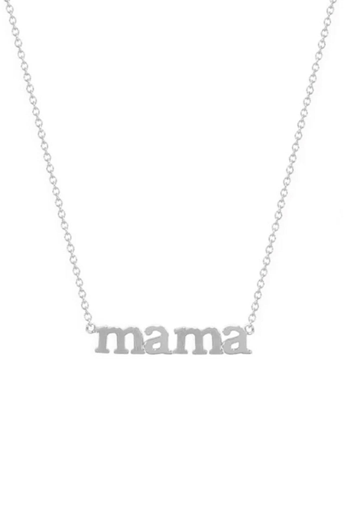 Jennifer Meyer | 18k White Gold Mama Necklace