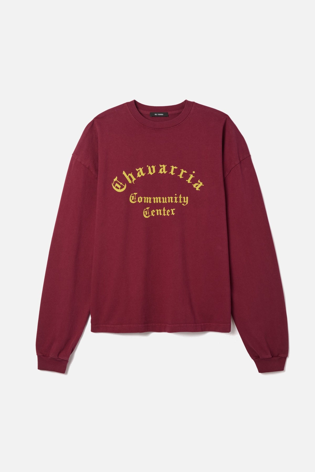 Willy Chavarria | Community Center Long Sleeve Tee