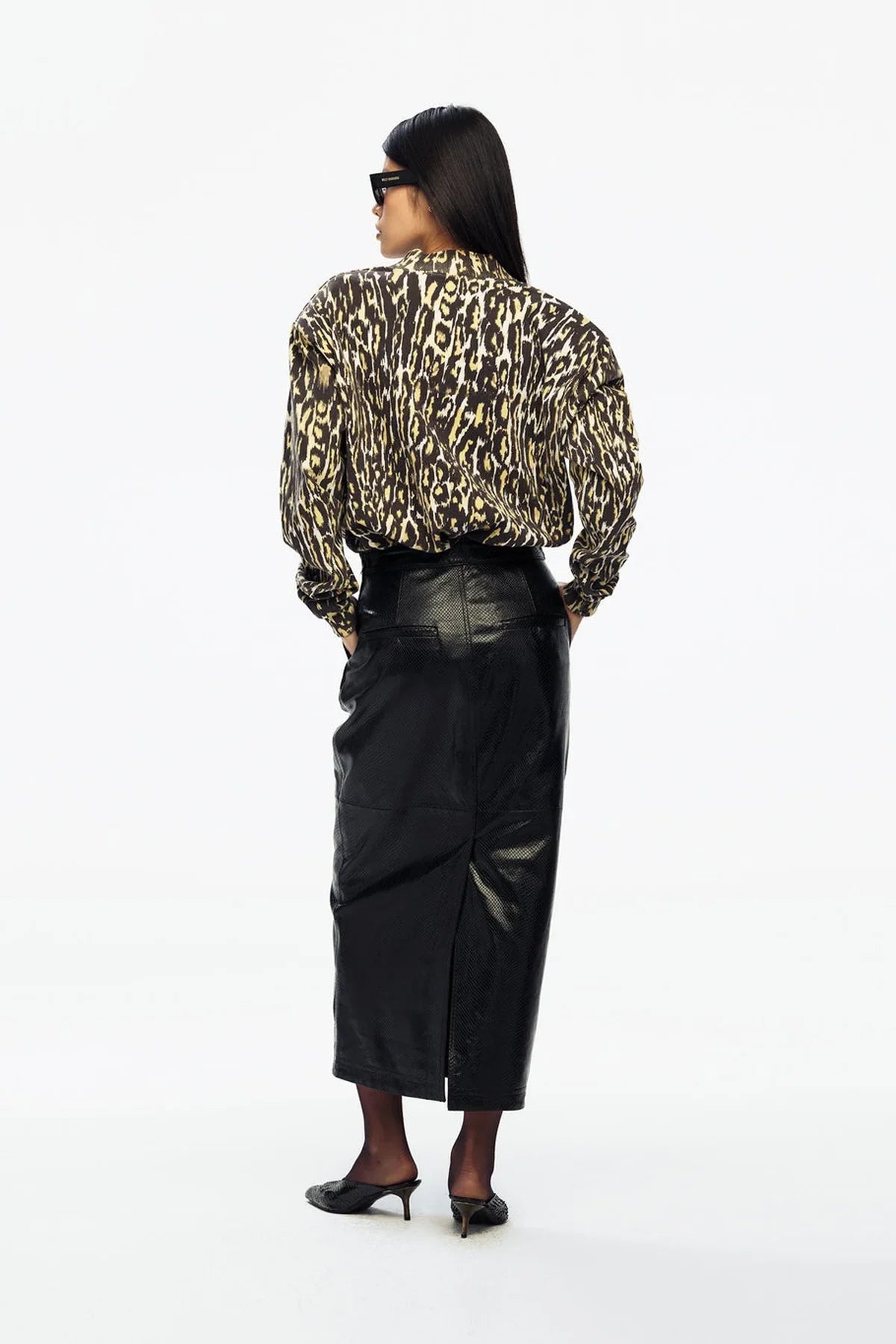 Willy Chavarria | Cheetah Long Sleeve Bodysuit