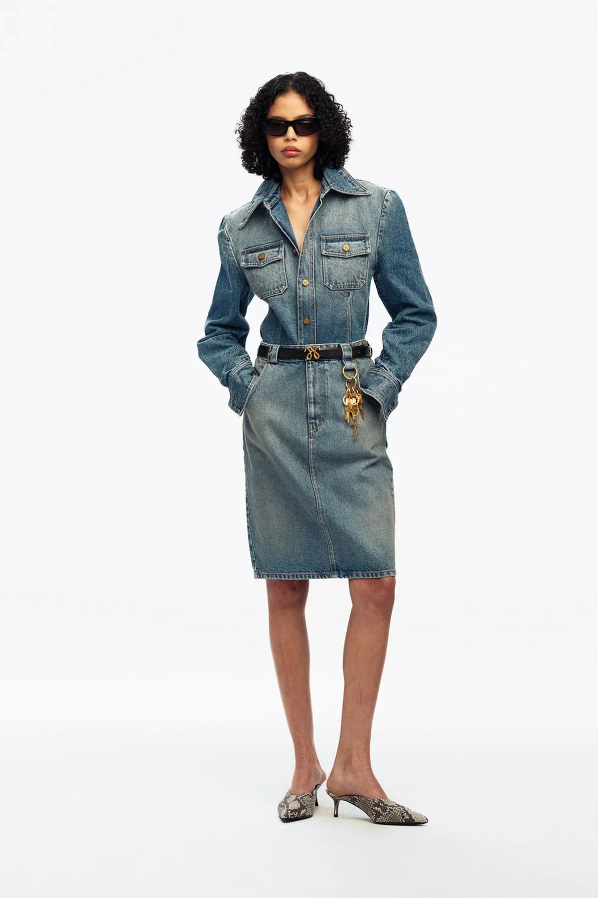 Willy Chavarria | Bad Girl Denim Skirt