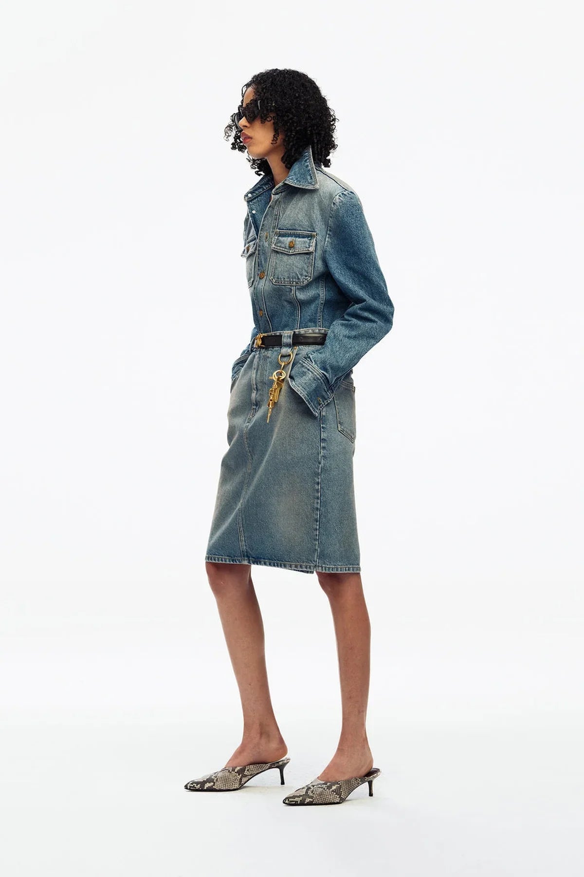 Willy Chavarria | Bad Girl Denim Skirt