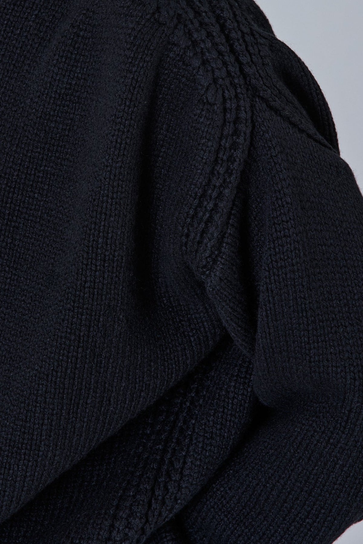 Sasuphi | Raglan High Neck Sweater With Back Slit