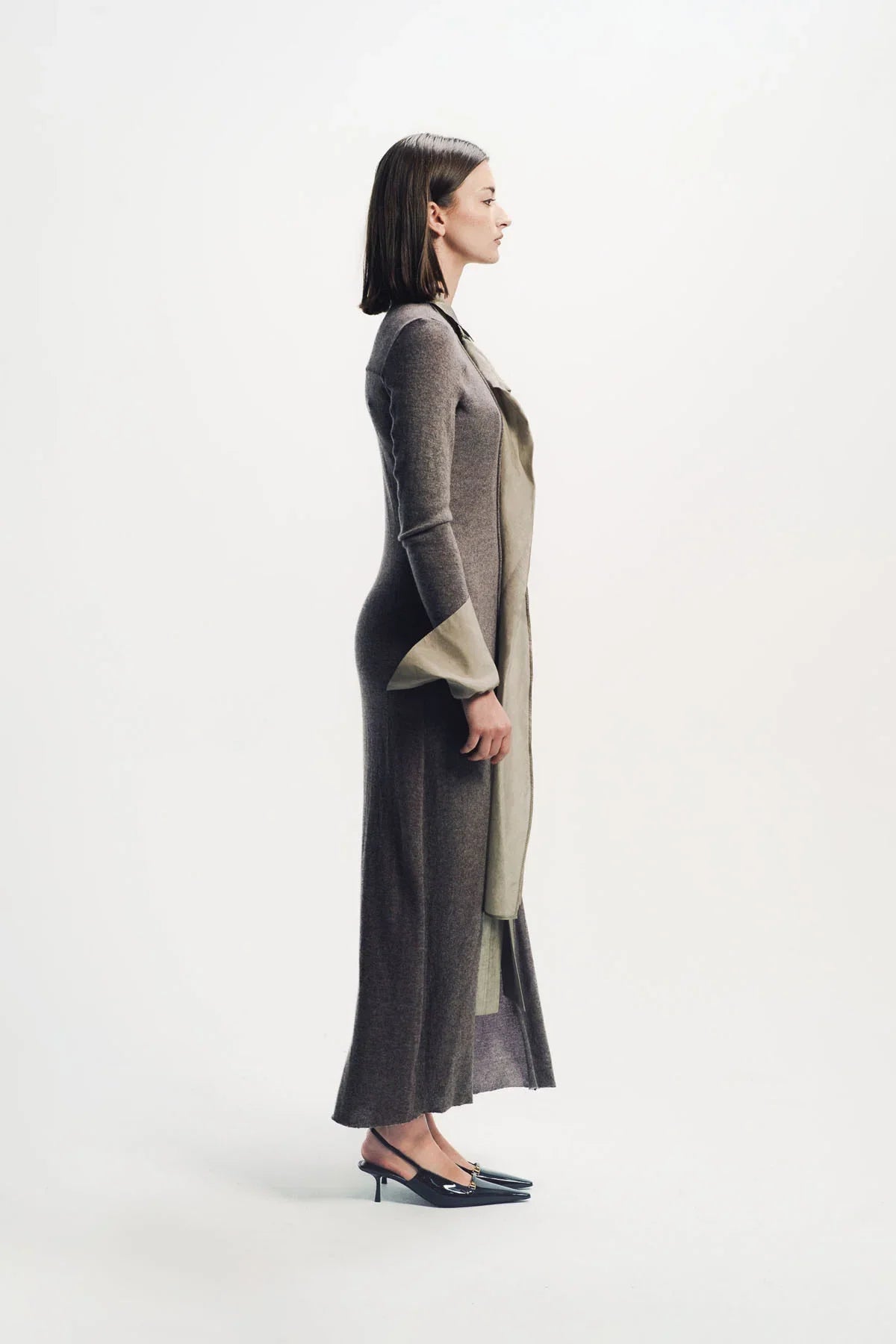 Yehuafan | Knit Cardigan Dress