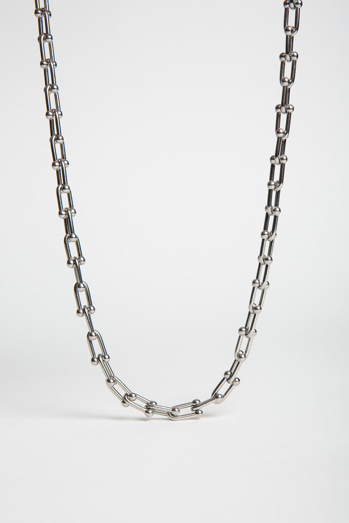Joanne Fiske | Black Diamond Toggle & Silver Circle Necklace