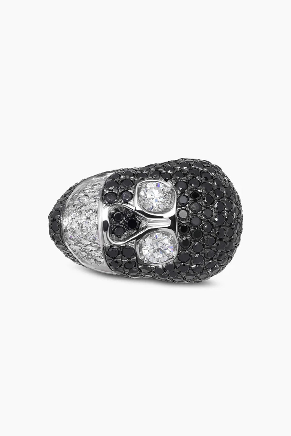 David Gotlib | 18kwg Black Skulls Cufflinks