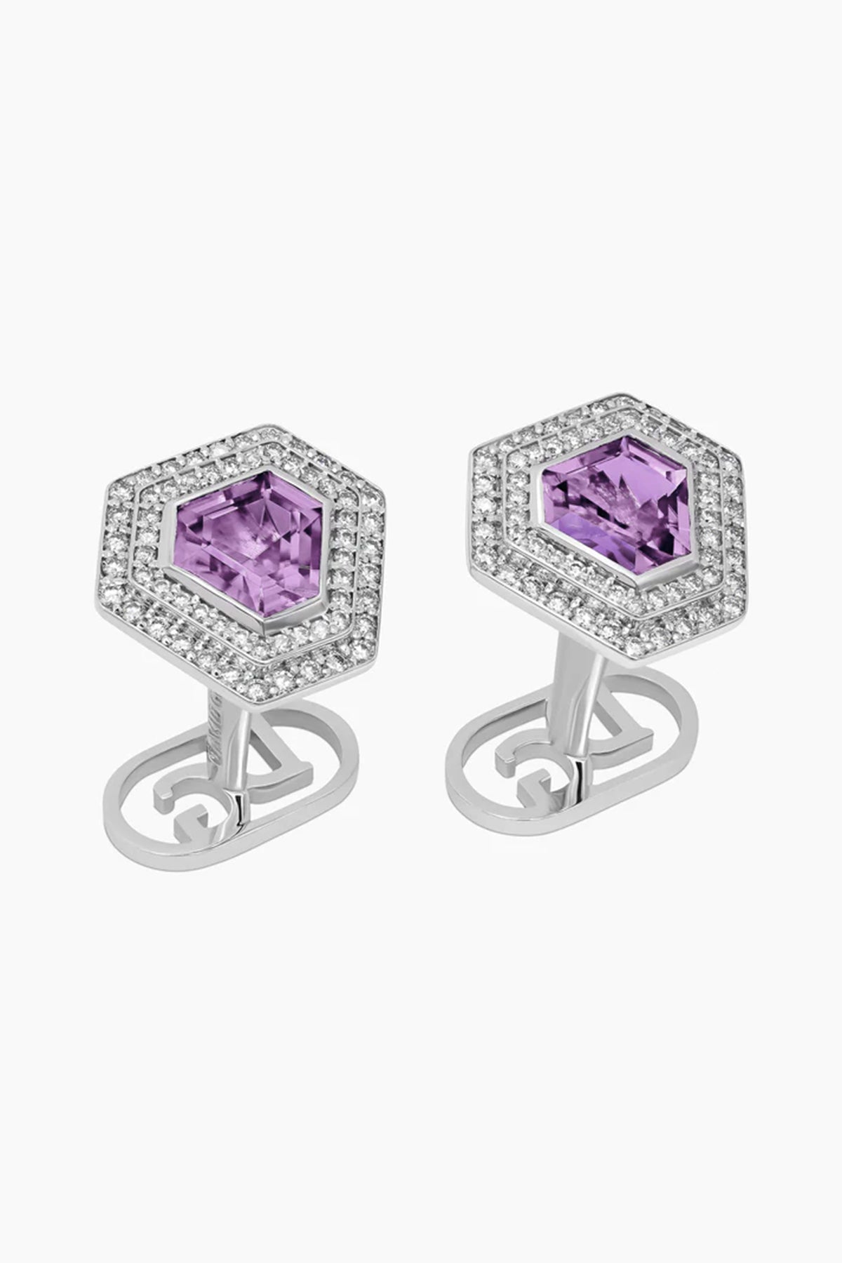 David Gotlib | 18kwg Chameleons Cufflinks