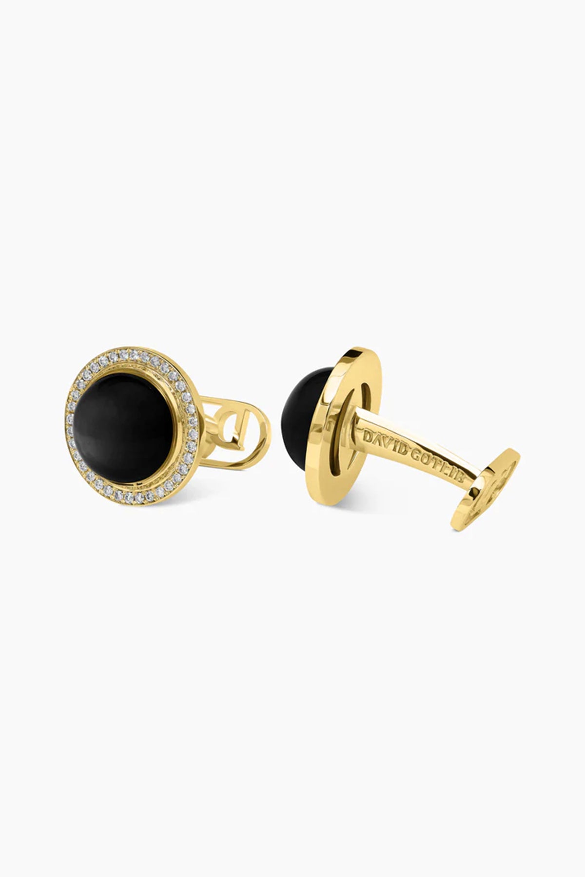 David Gotlib | 18kyg Black Moon Cufflinks