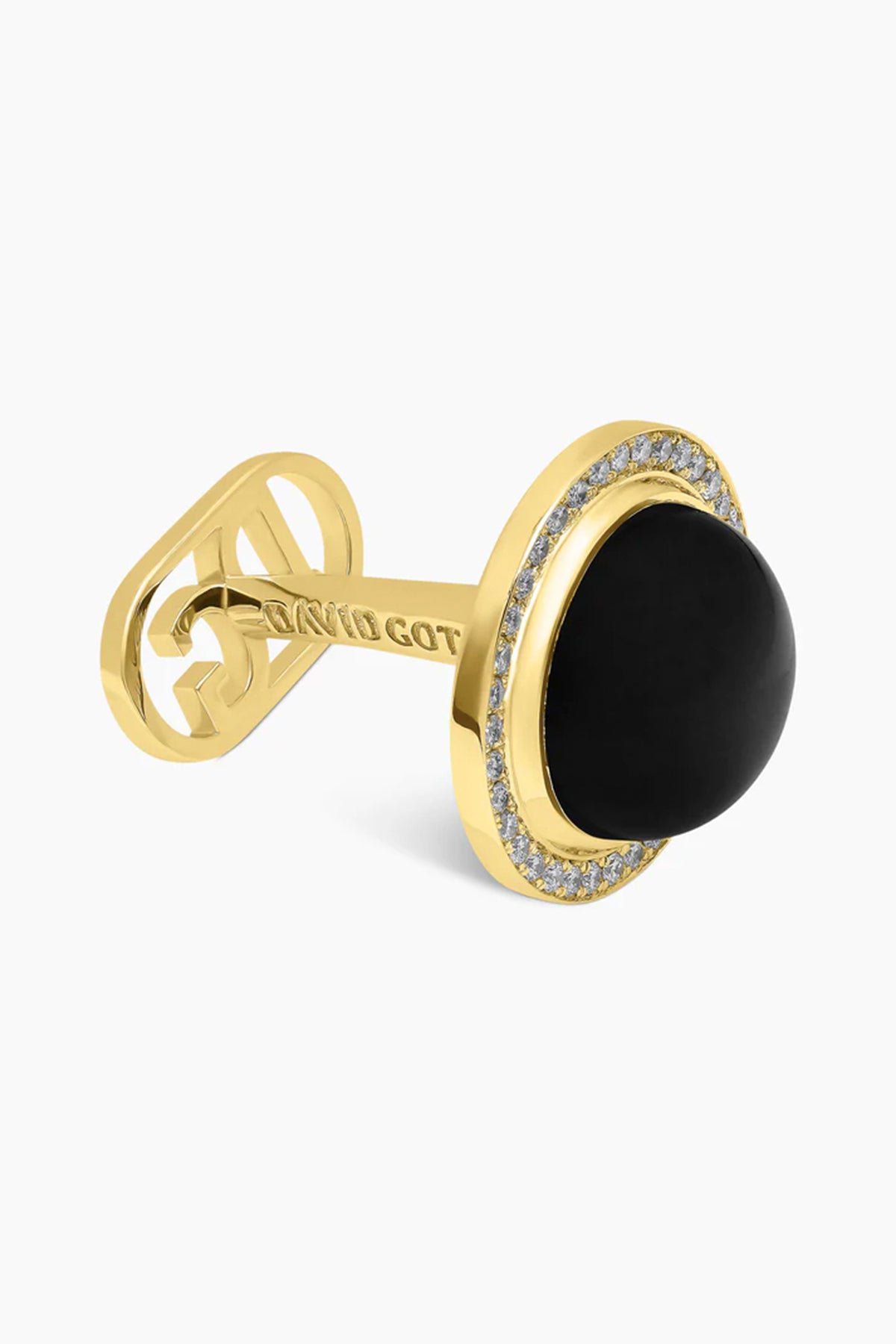 David Gotlib | 18kyg Black Moon Cufflinks