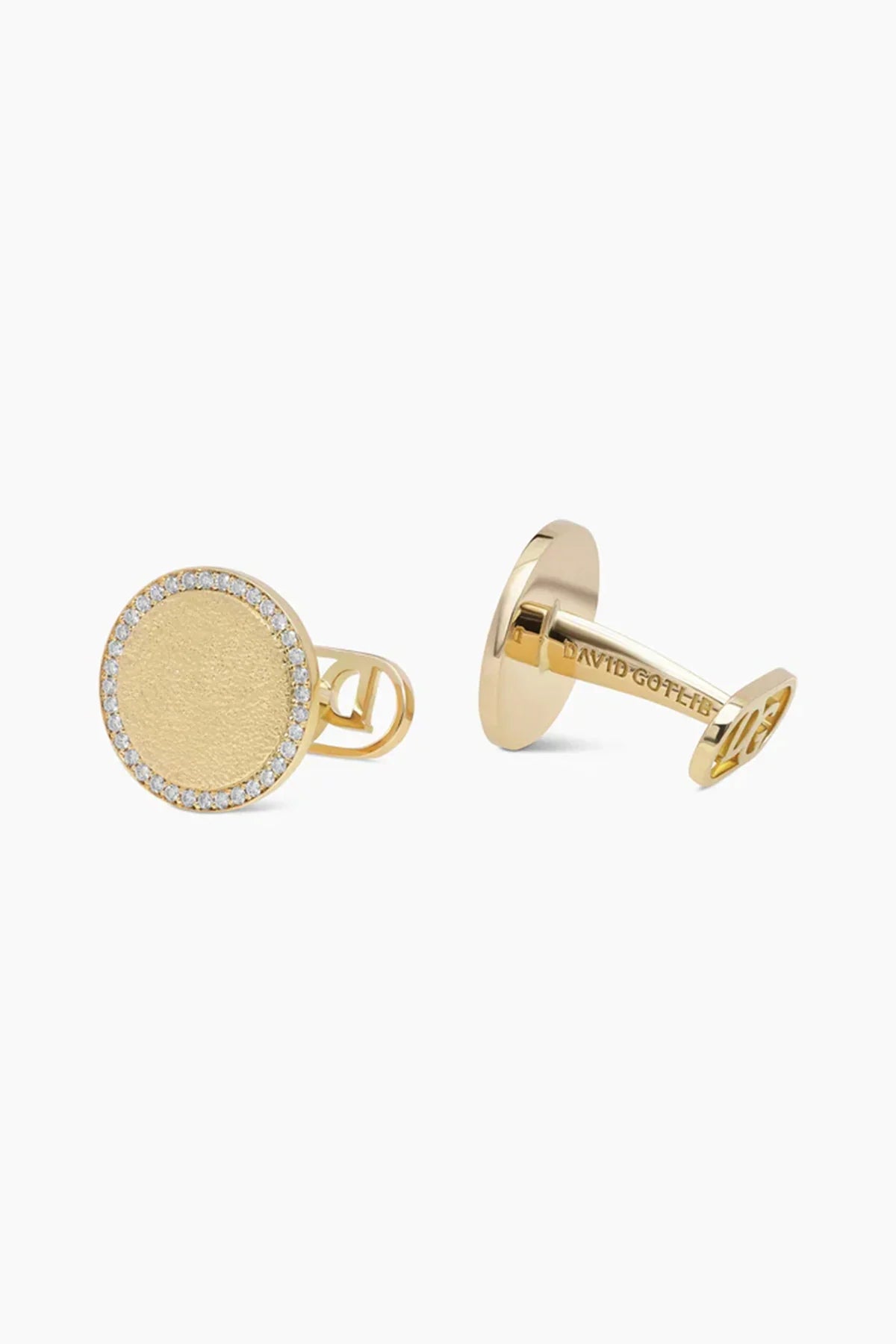 David Gotlib | 18kyg Illumination Round Cufflinks