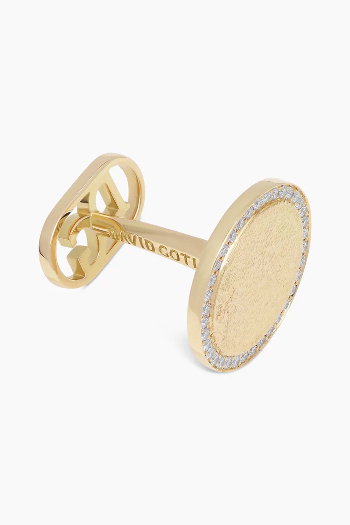David Gotlib | 18kyg Illumination Round Cufflinks