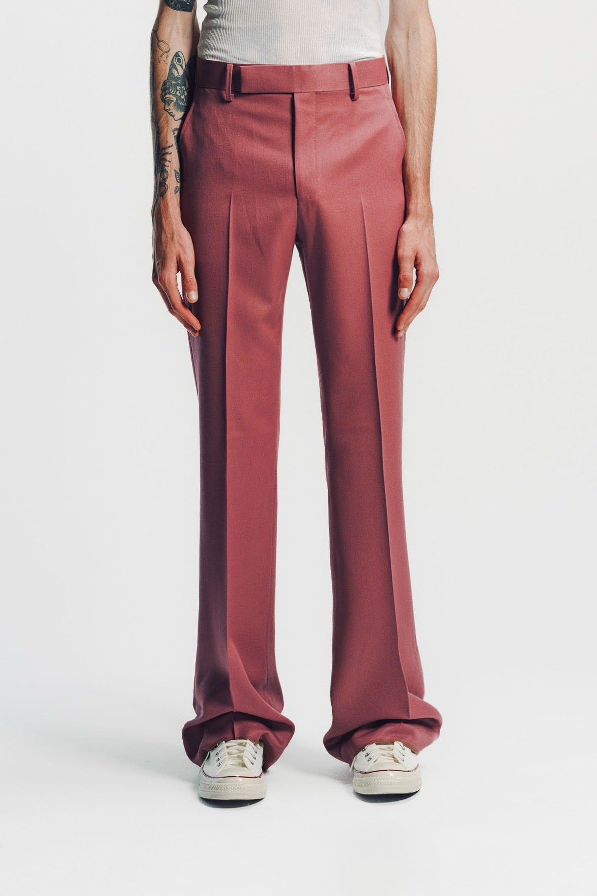 Kyosuke Kunimoto | Azuki Flat Front Flare Pants